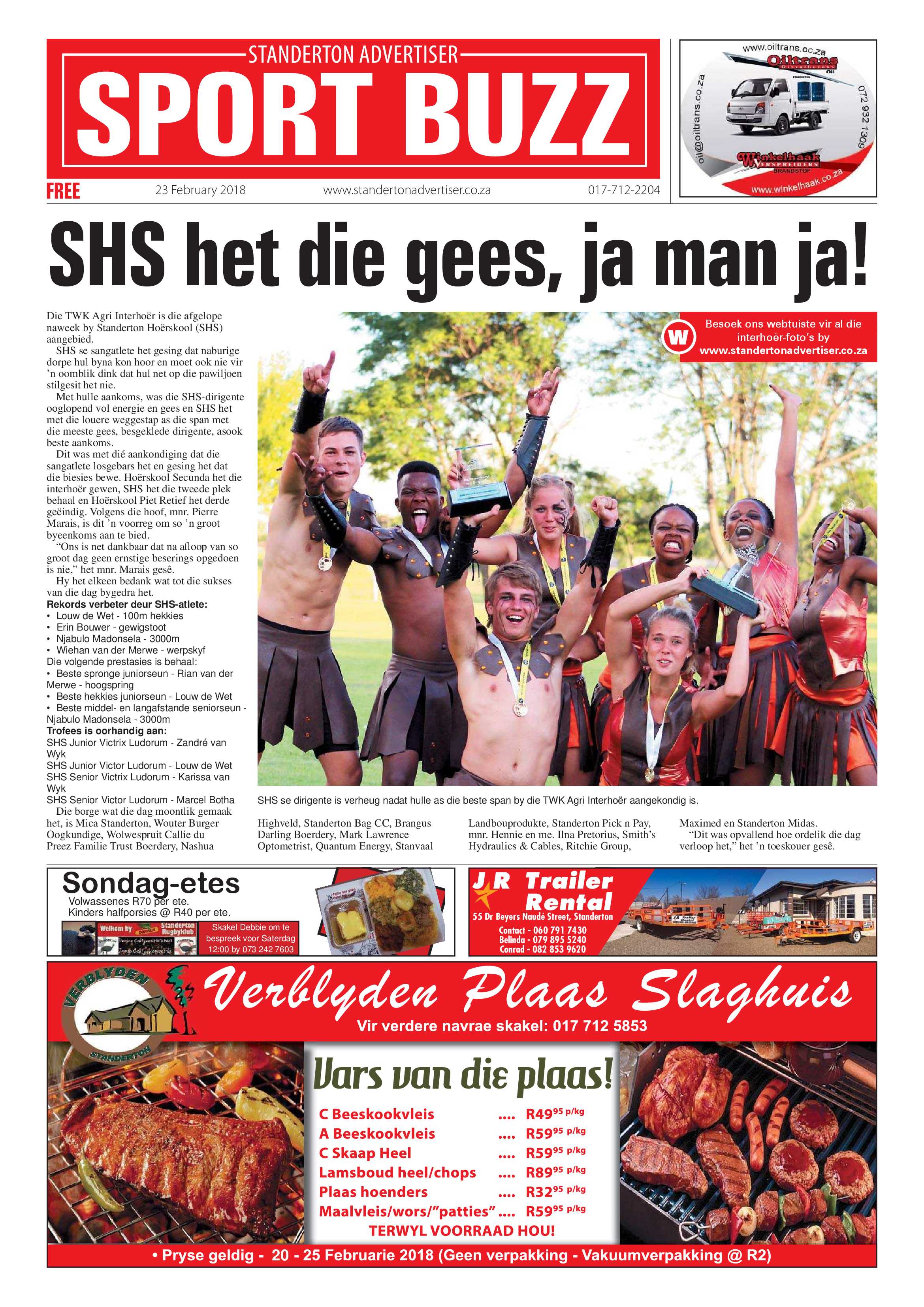 Standerton Advertiser 23 February 2018 page 12