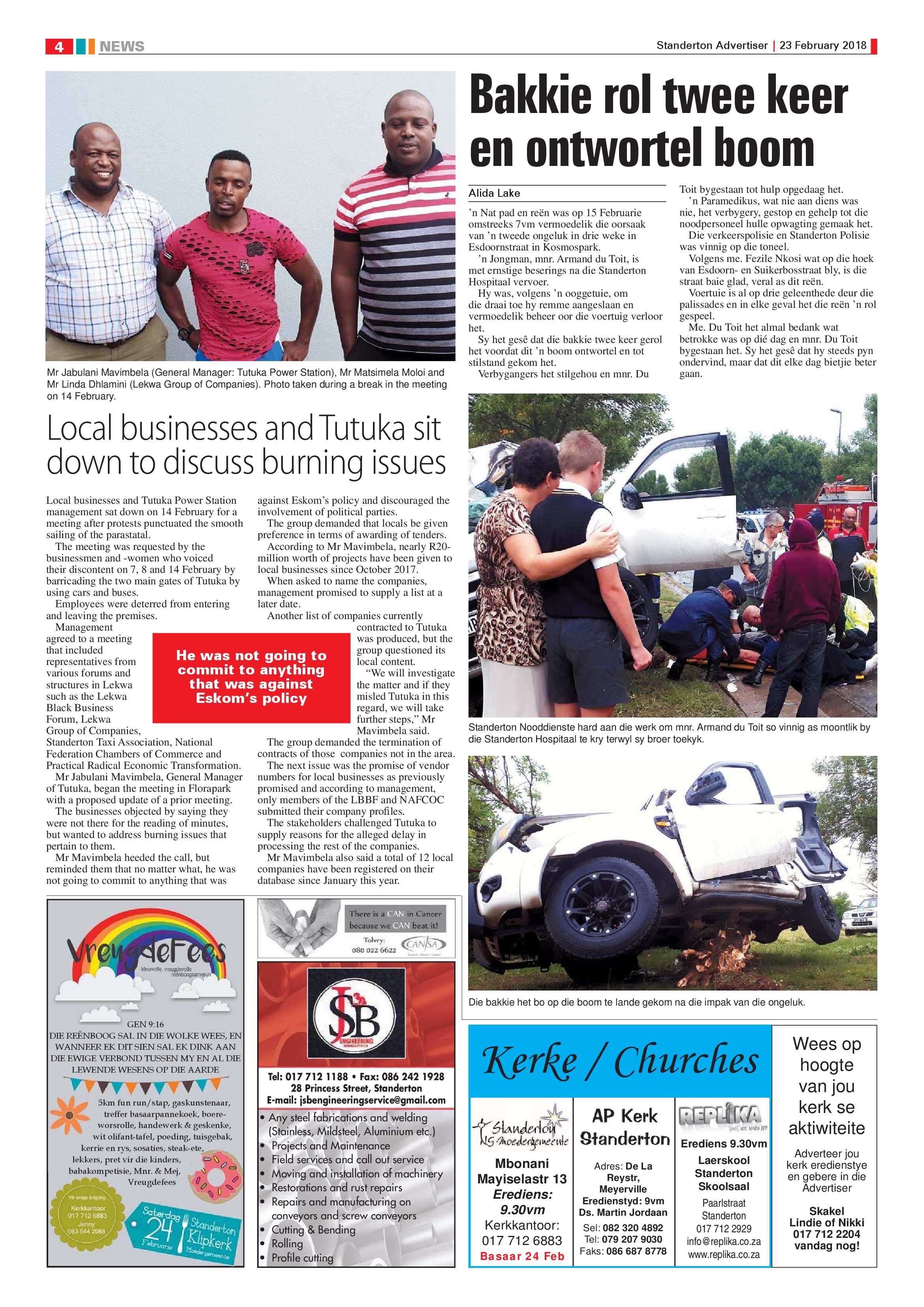 Standerton Advertiser 23 February 2018 page 4