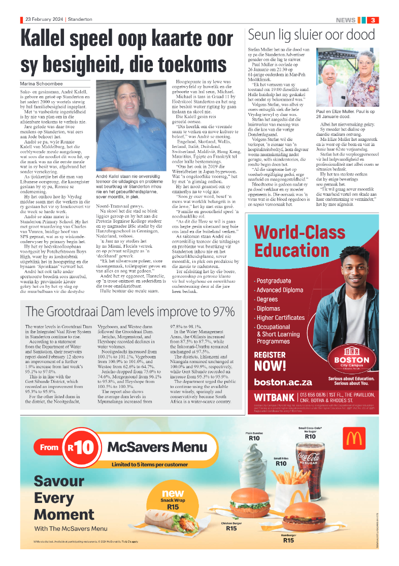 Standerton Advertiser 23 February 2024 page 3