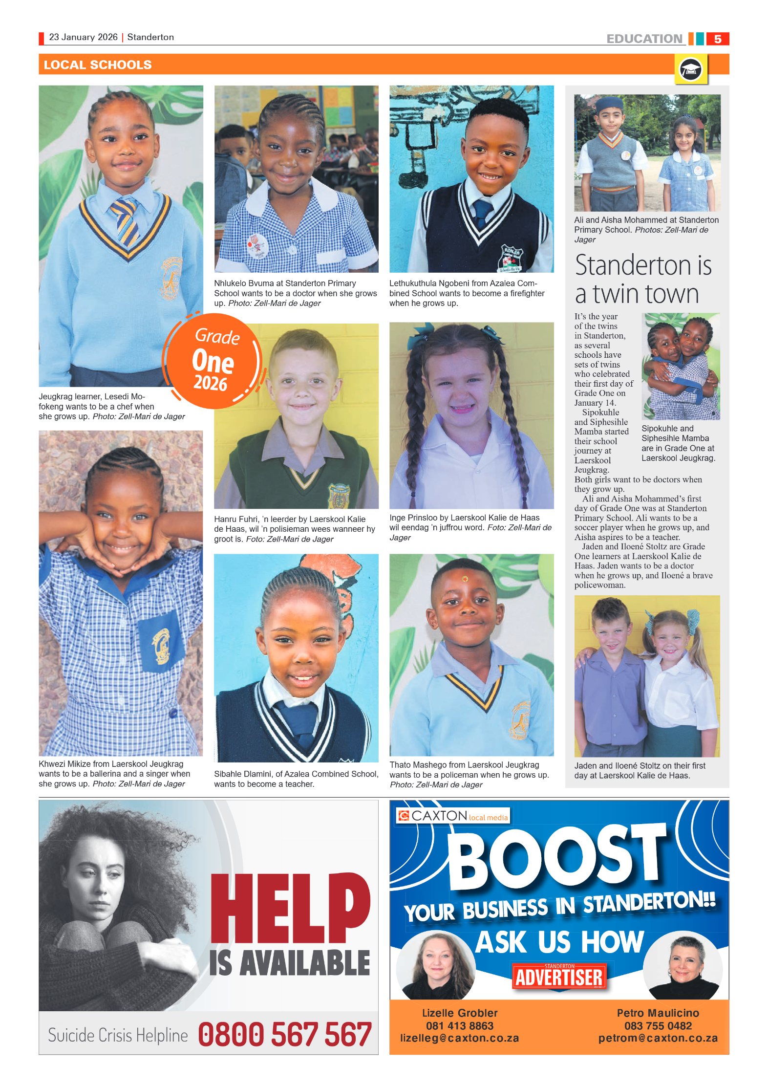 Standerton Advertiser 23 January 2026 page 5