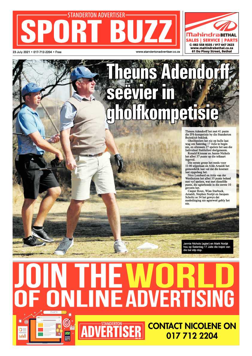 Standerton Advertiser 23 July 2021 page 8