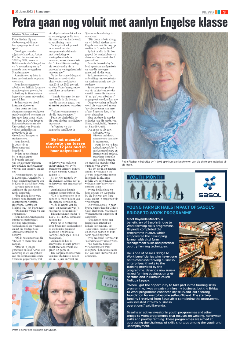 Standerton Advertiser 23 June 2023 page 3