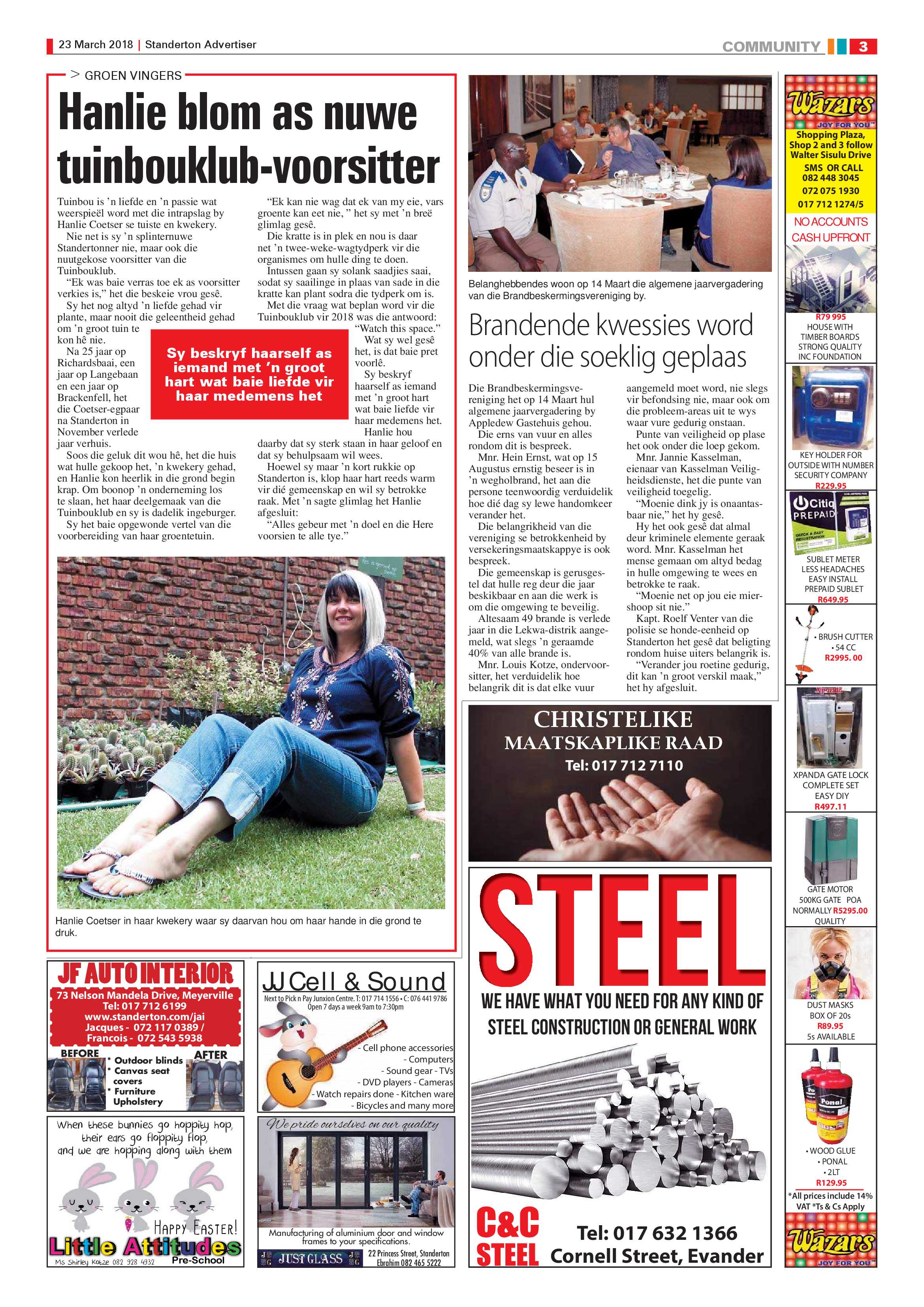 Standerton Advertiser 23 March 2018 page 3