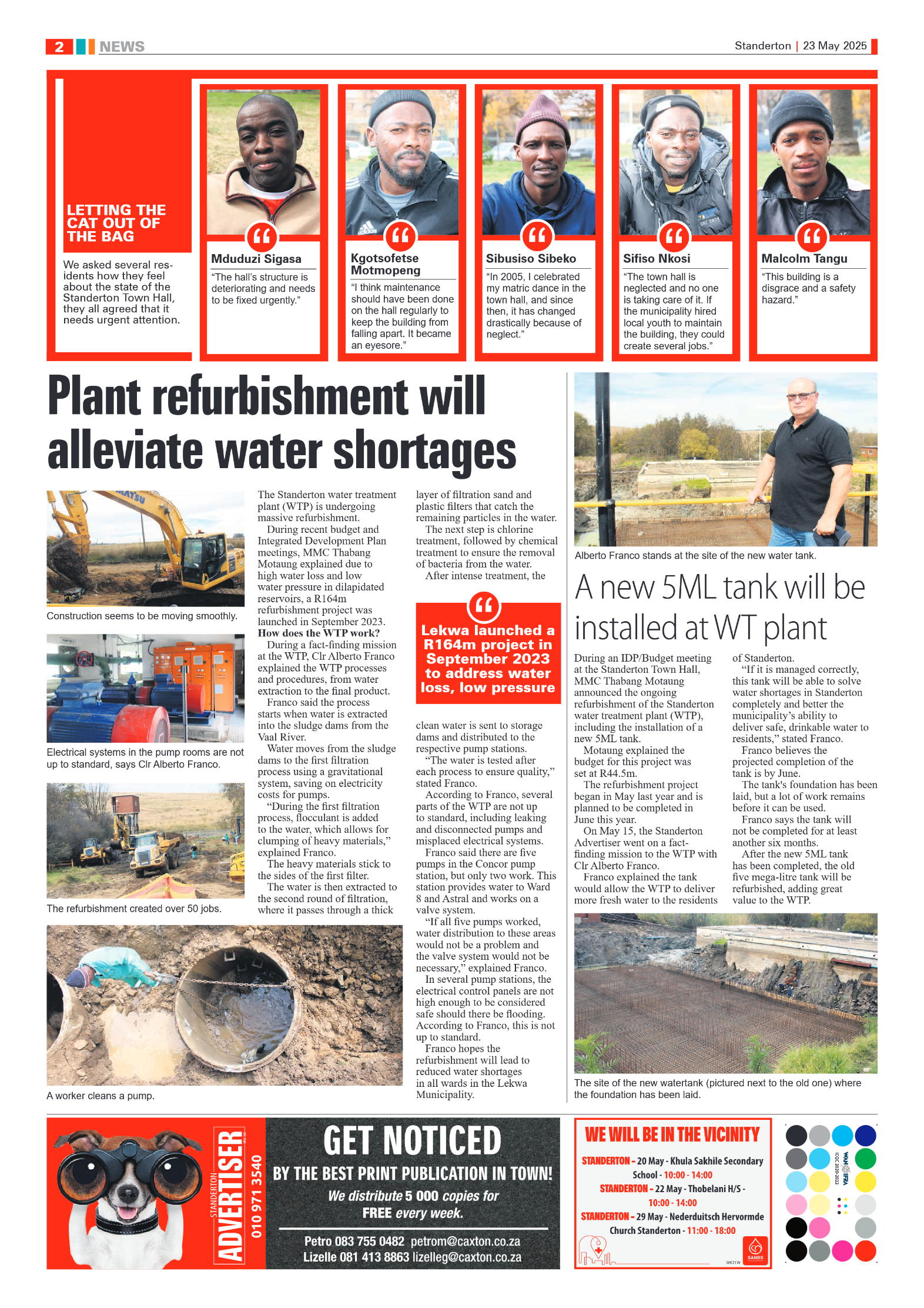 Standerton Advertiser 23 May 2025 page 2