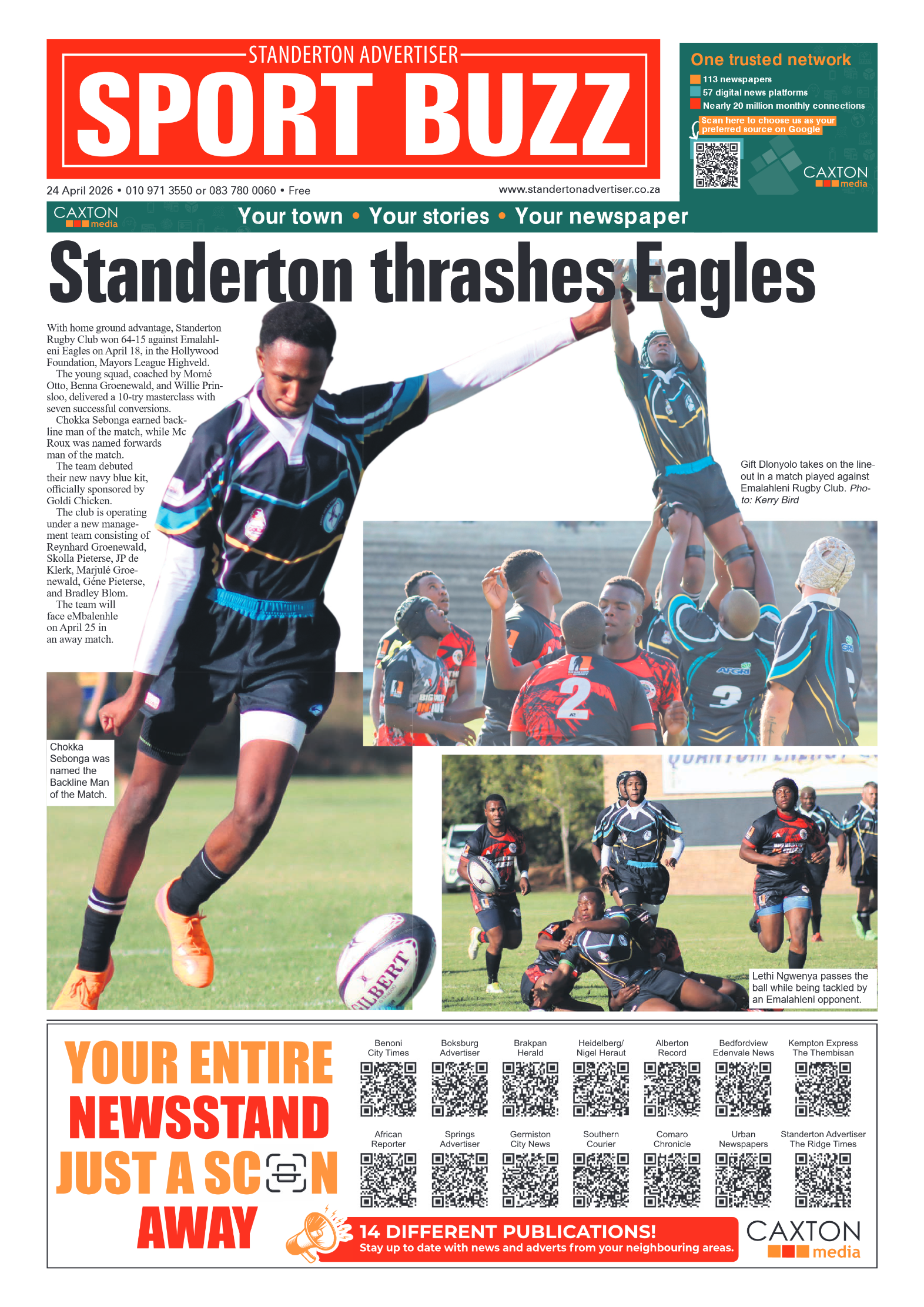 Standerton Advertiser 24 April 2026 page 8