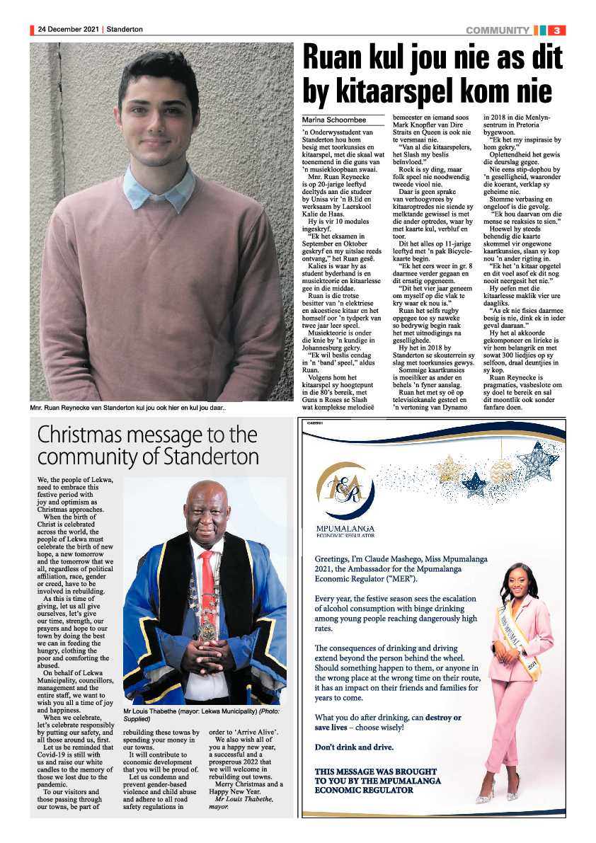 Standerton Advertiser 24 December 2021 page 3