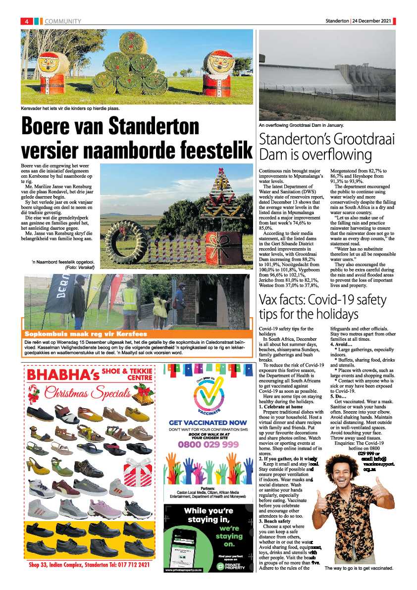 Standerton Advertiser 24 December 2021 page 4