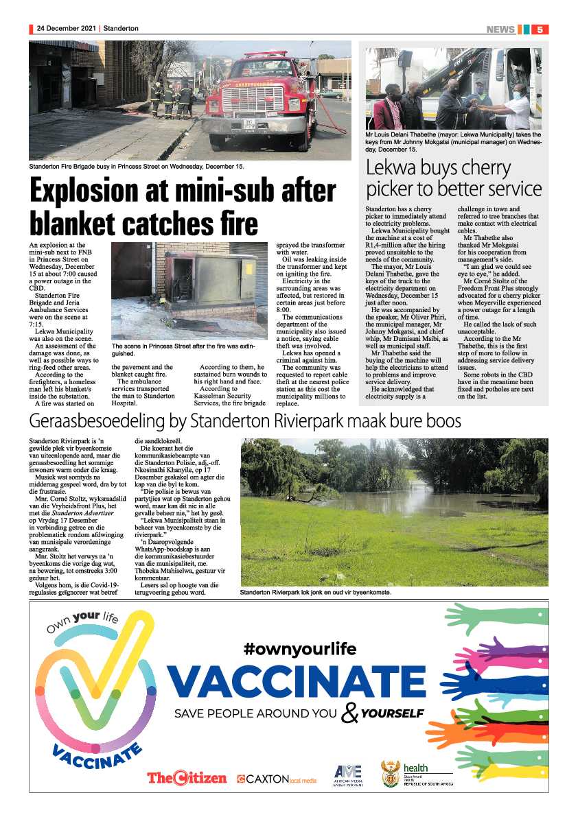 Standerton Advertiser 24 December 2021 page 5