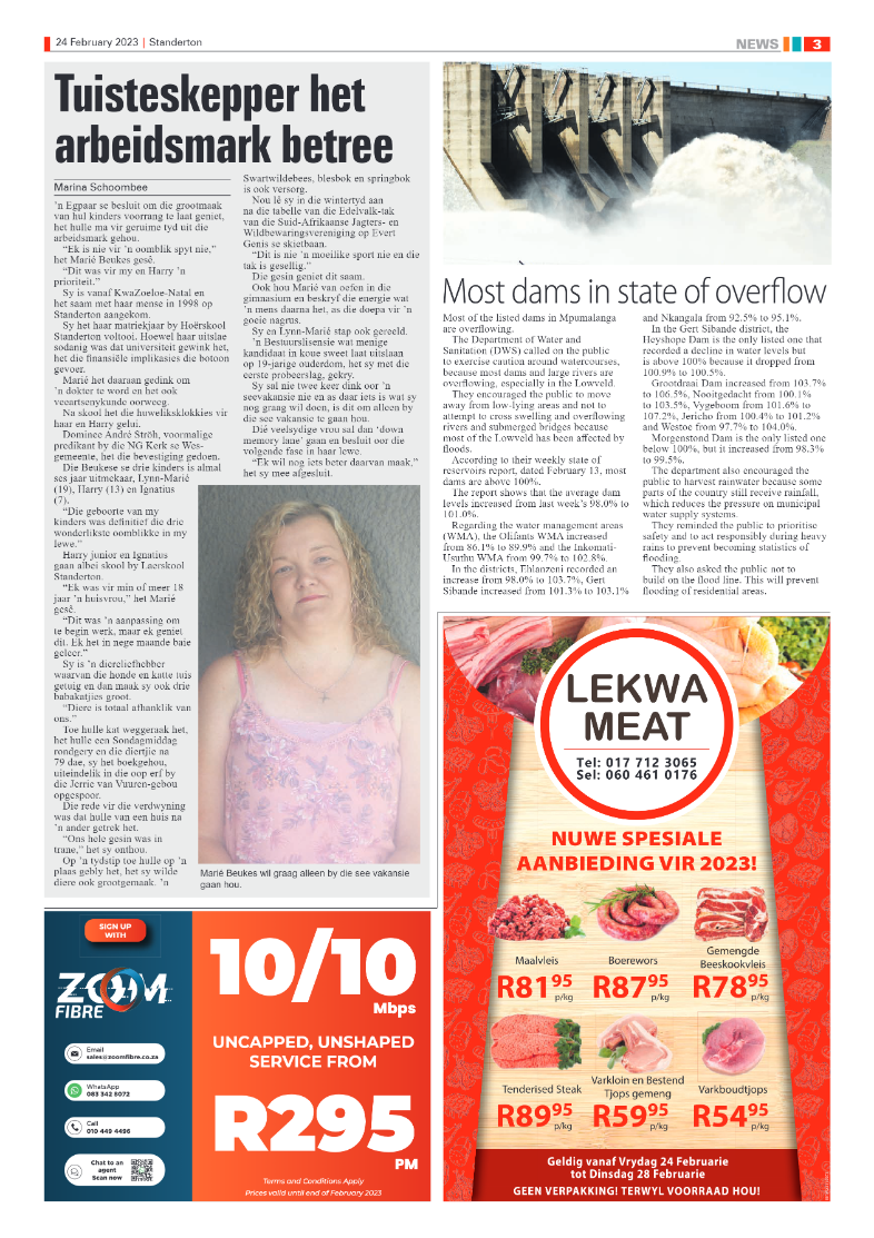 Standerton Advertiser 24 February 2023 page 3