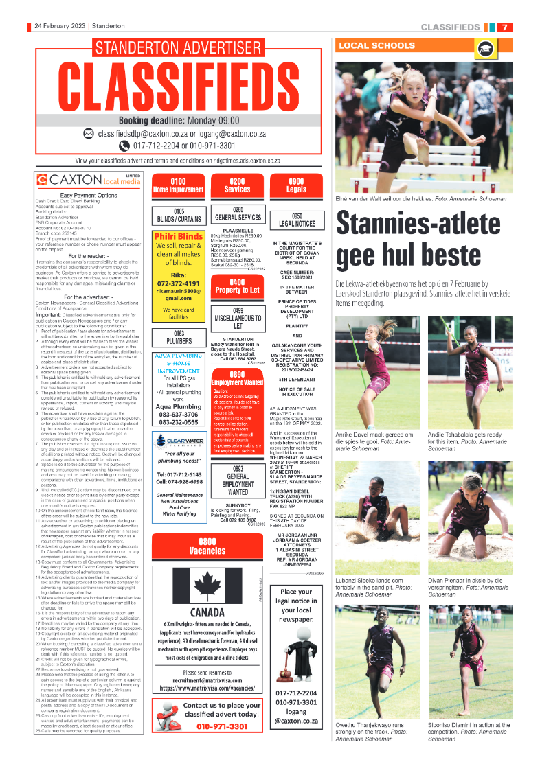 Standerton Advertiser 24 February 2023 page 7