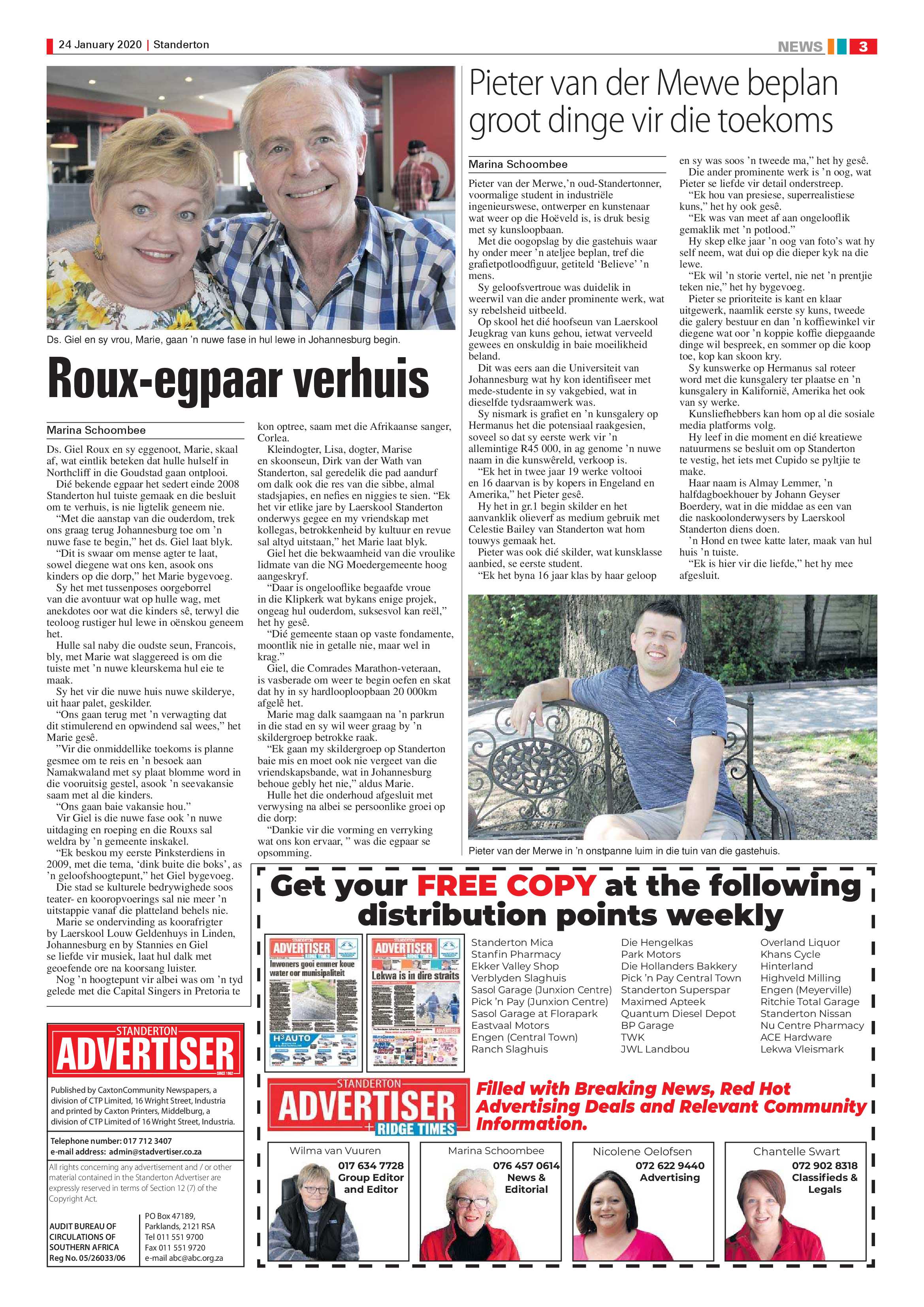 Standerton Advertiser 24 January 2020 page 3