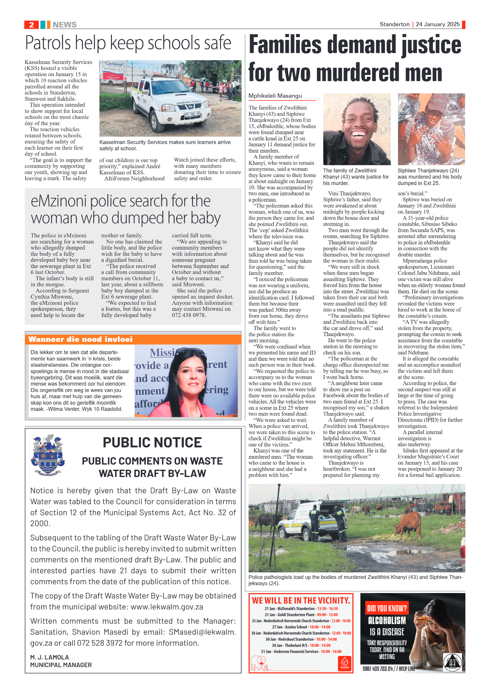 Standerton Advertiser 24 January 2025 page 2