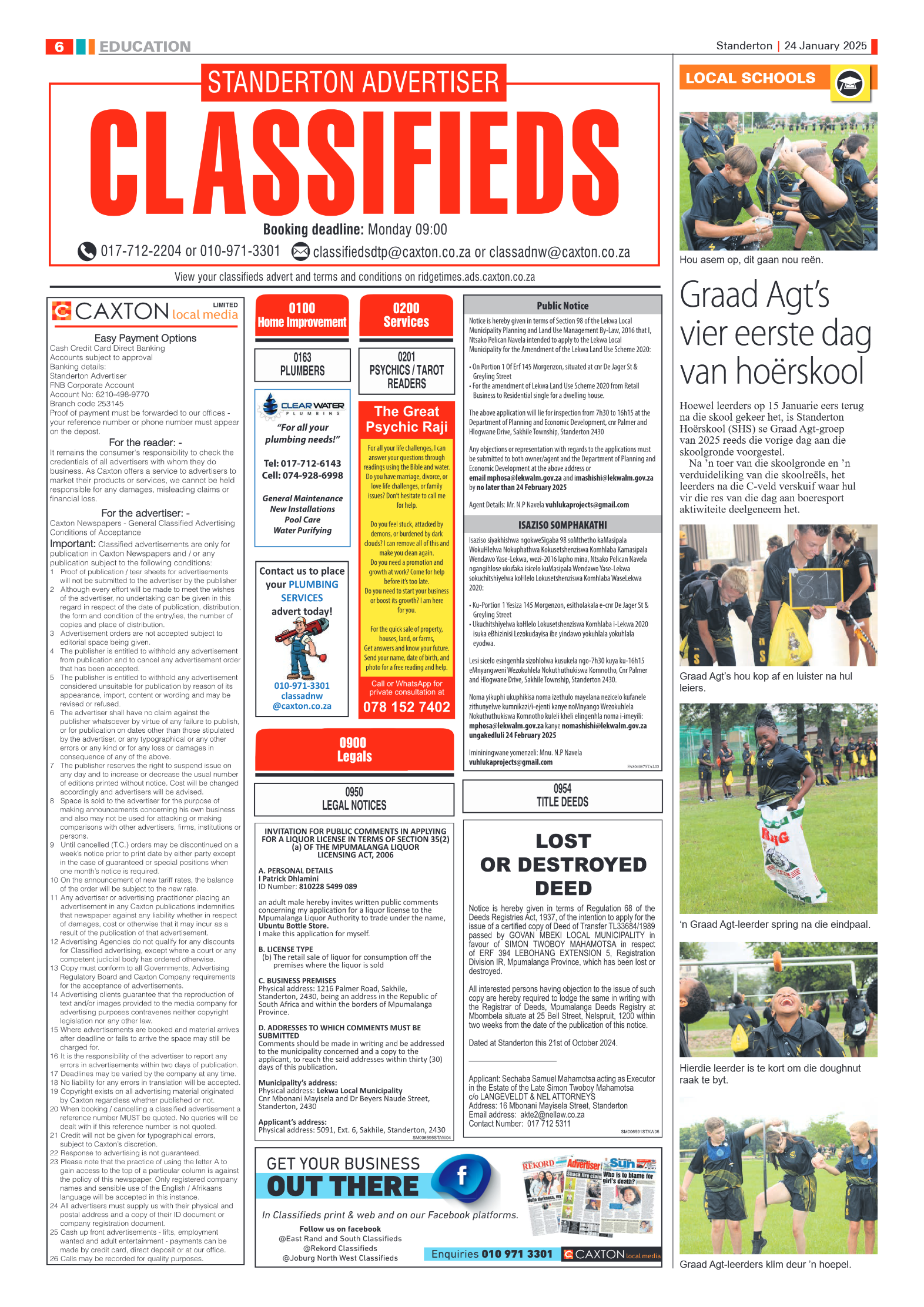 Standerton Advertiser 24 January 2025 page 6