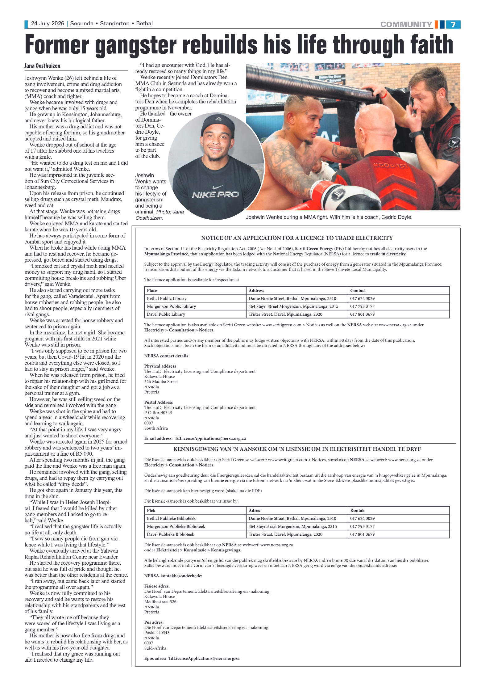 Standerton Advertiser 24 July 2026 page 7