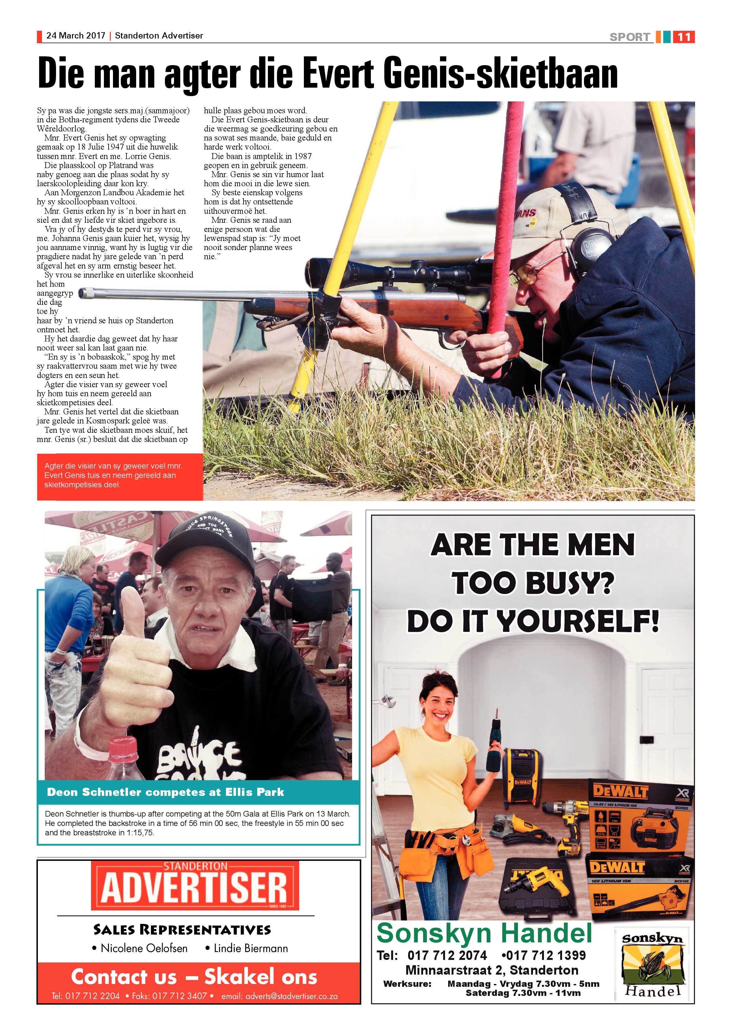 Standerton Advertiser 24 March 2017 page 11