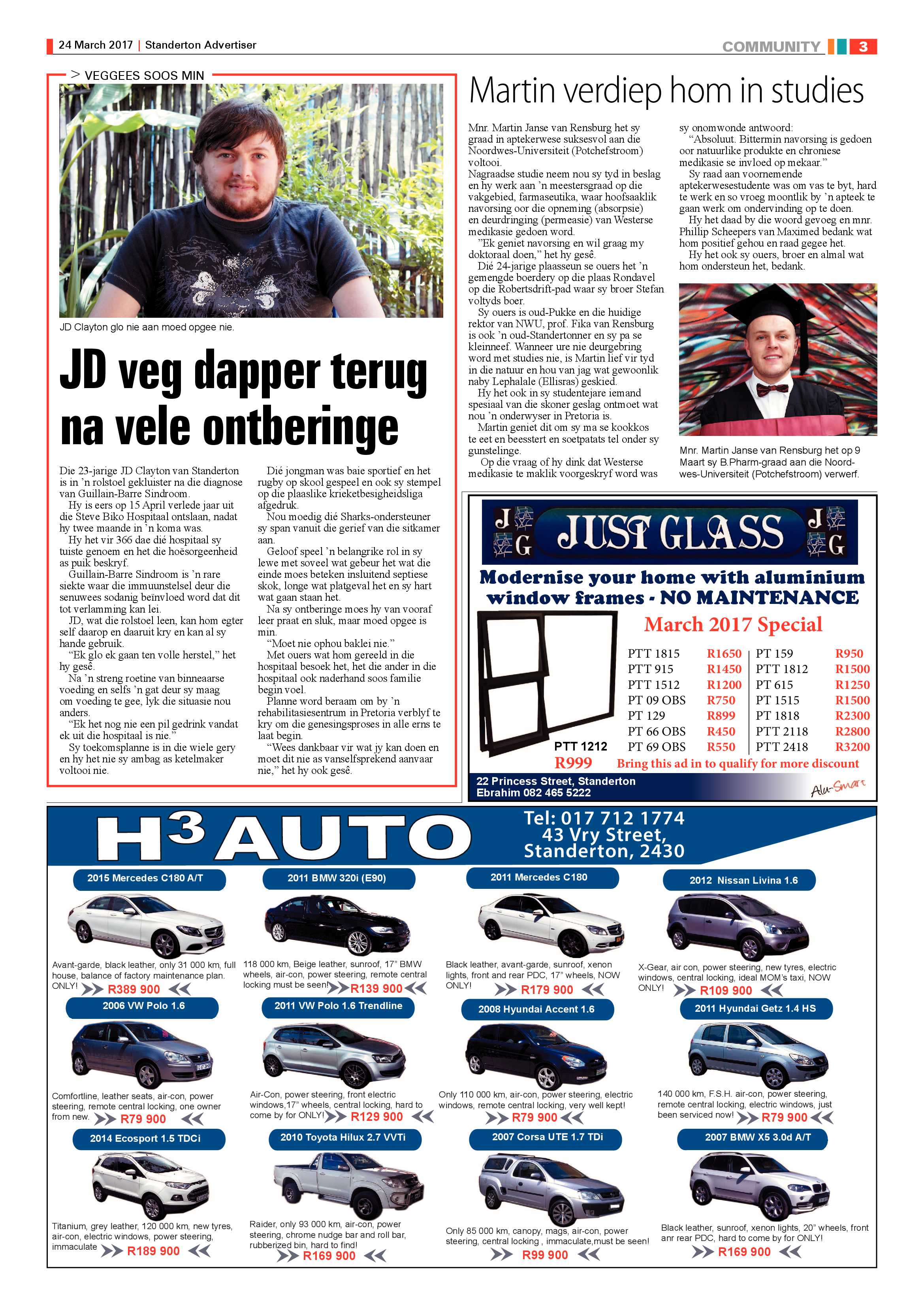 Standerton Advertiser 24 March 2017 page 3