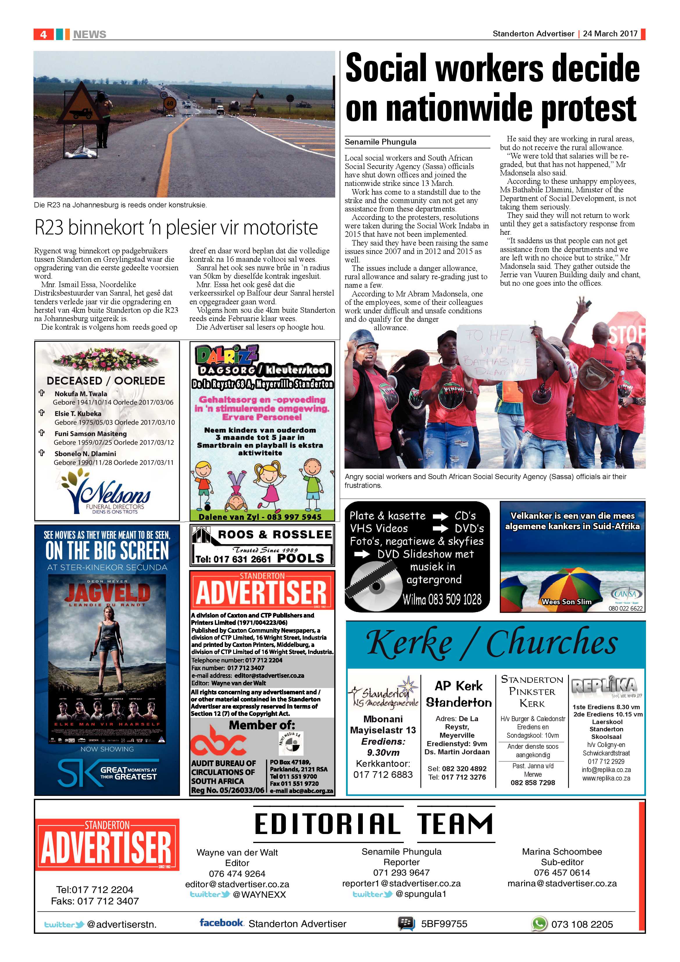 Standerton Advertiser 24 March 2017 page 4