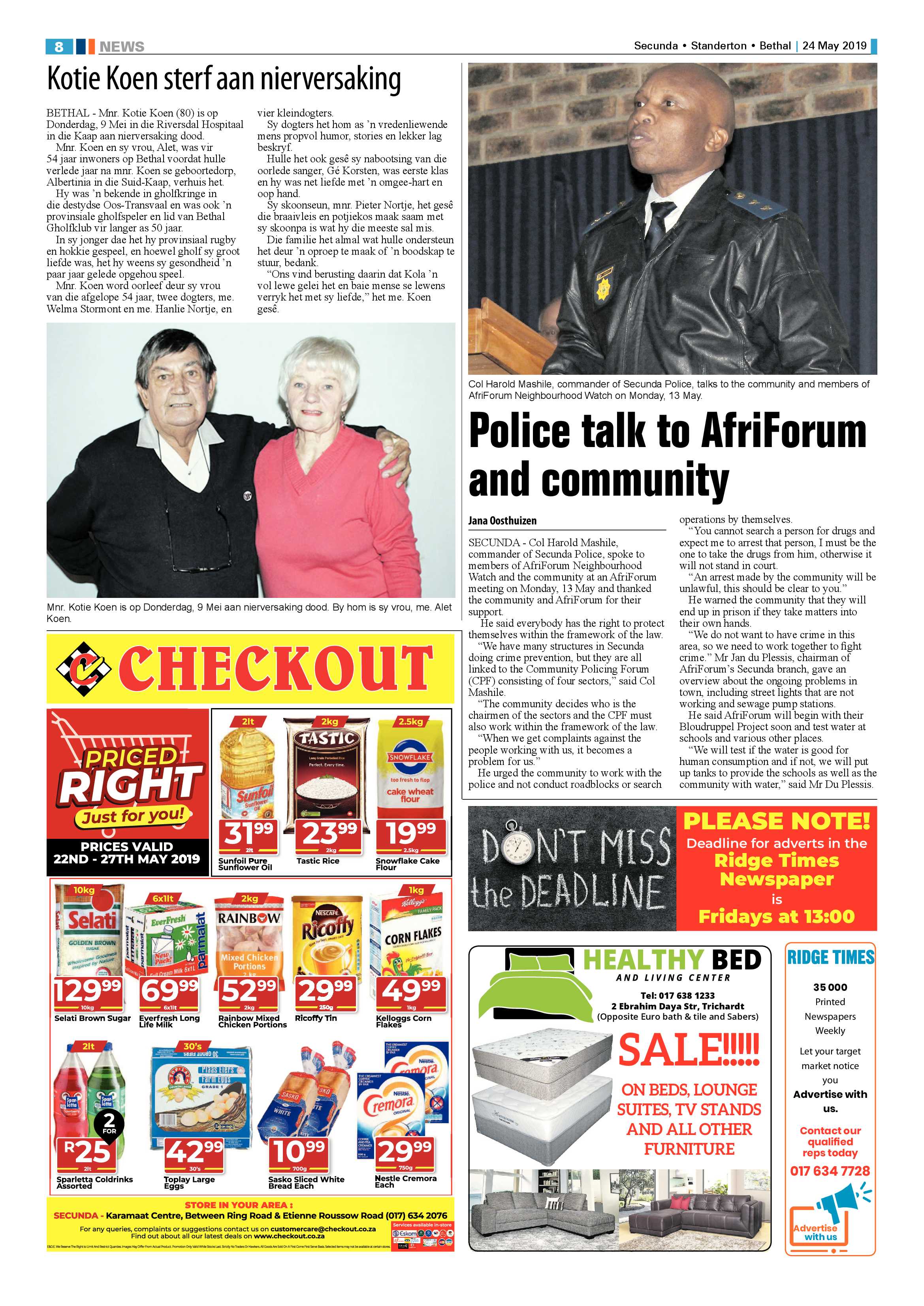 Standerton Advertiser 24 May 2019 page 14
