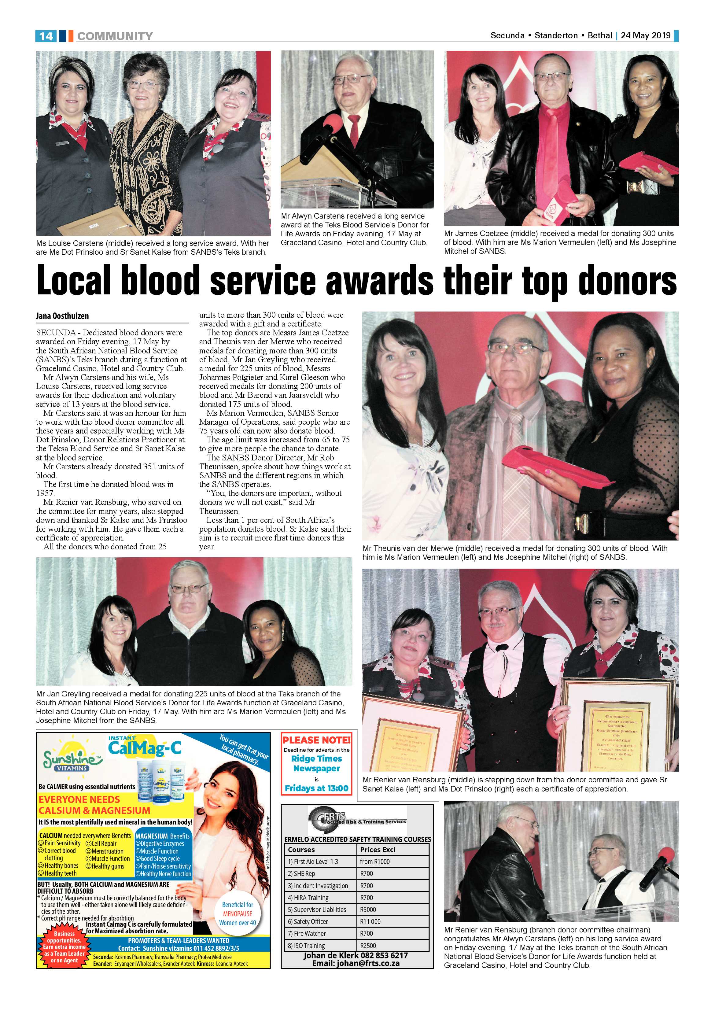 Standerton Advertiser 24 May 2019 page 20