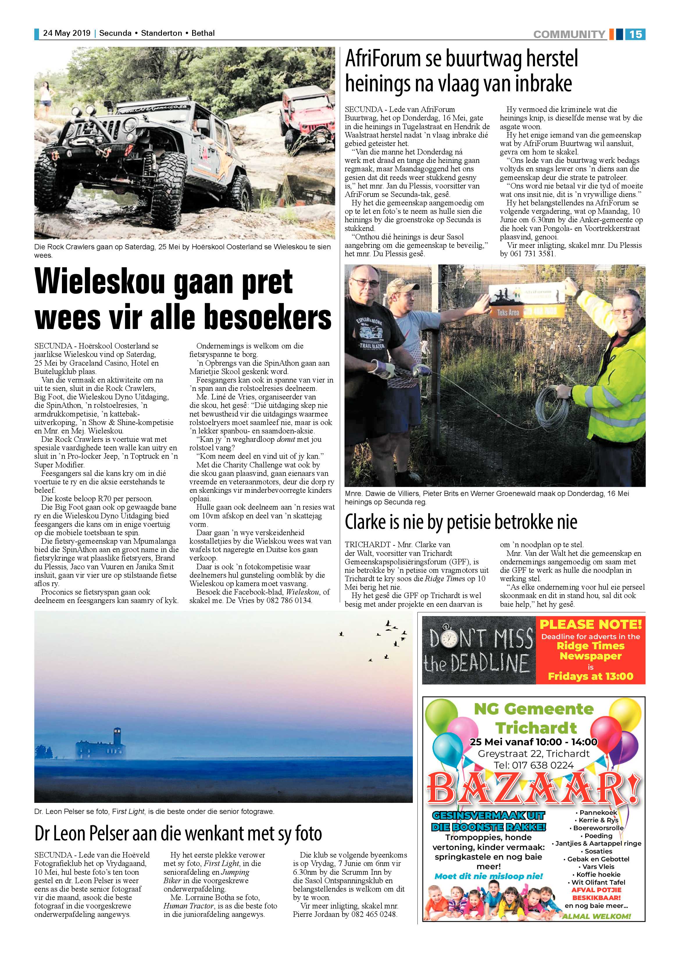 Standerton Advertiser 24 May 2019 page 21