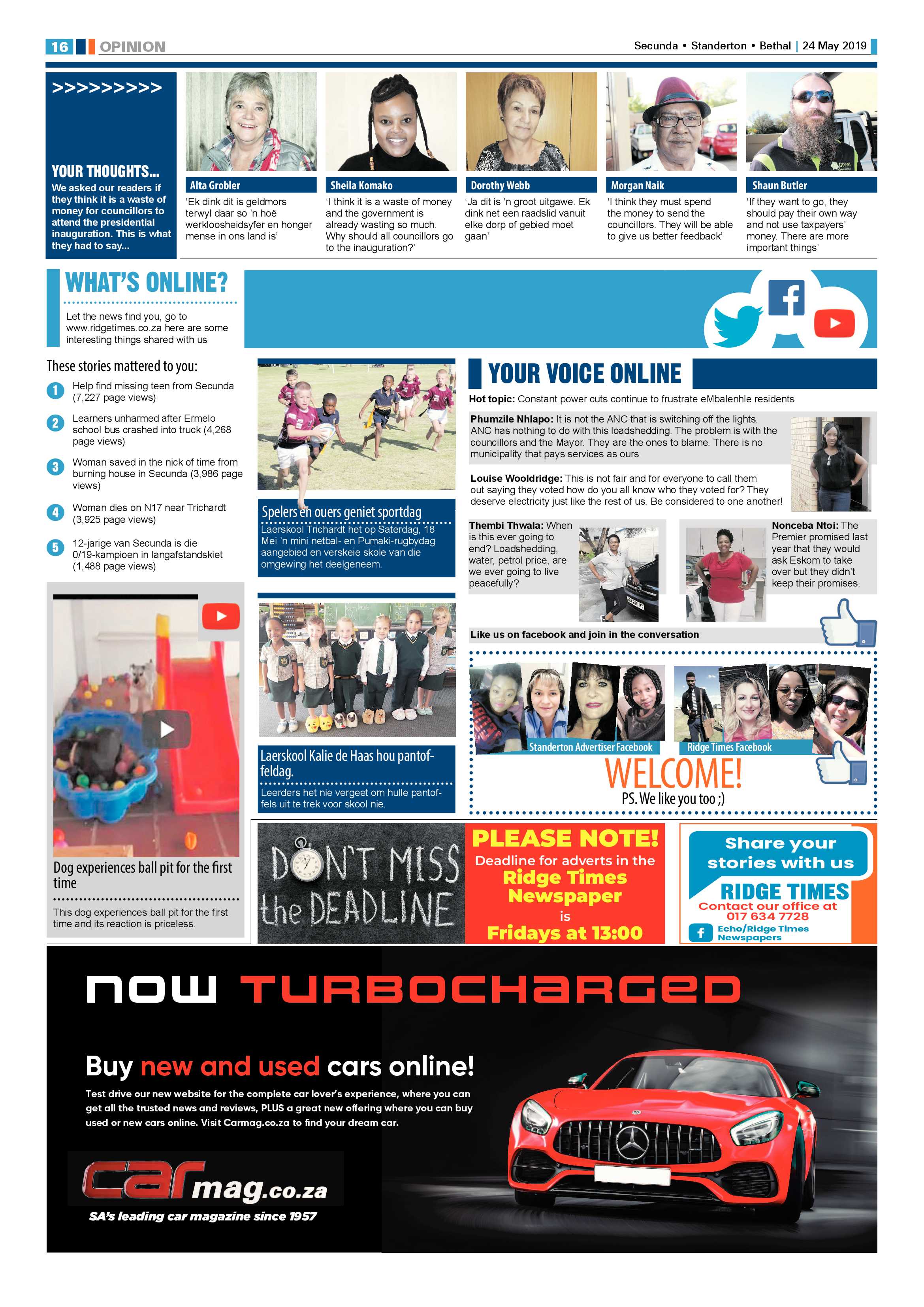 Standerton Advertiser 24 May 2019 page 22