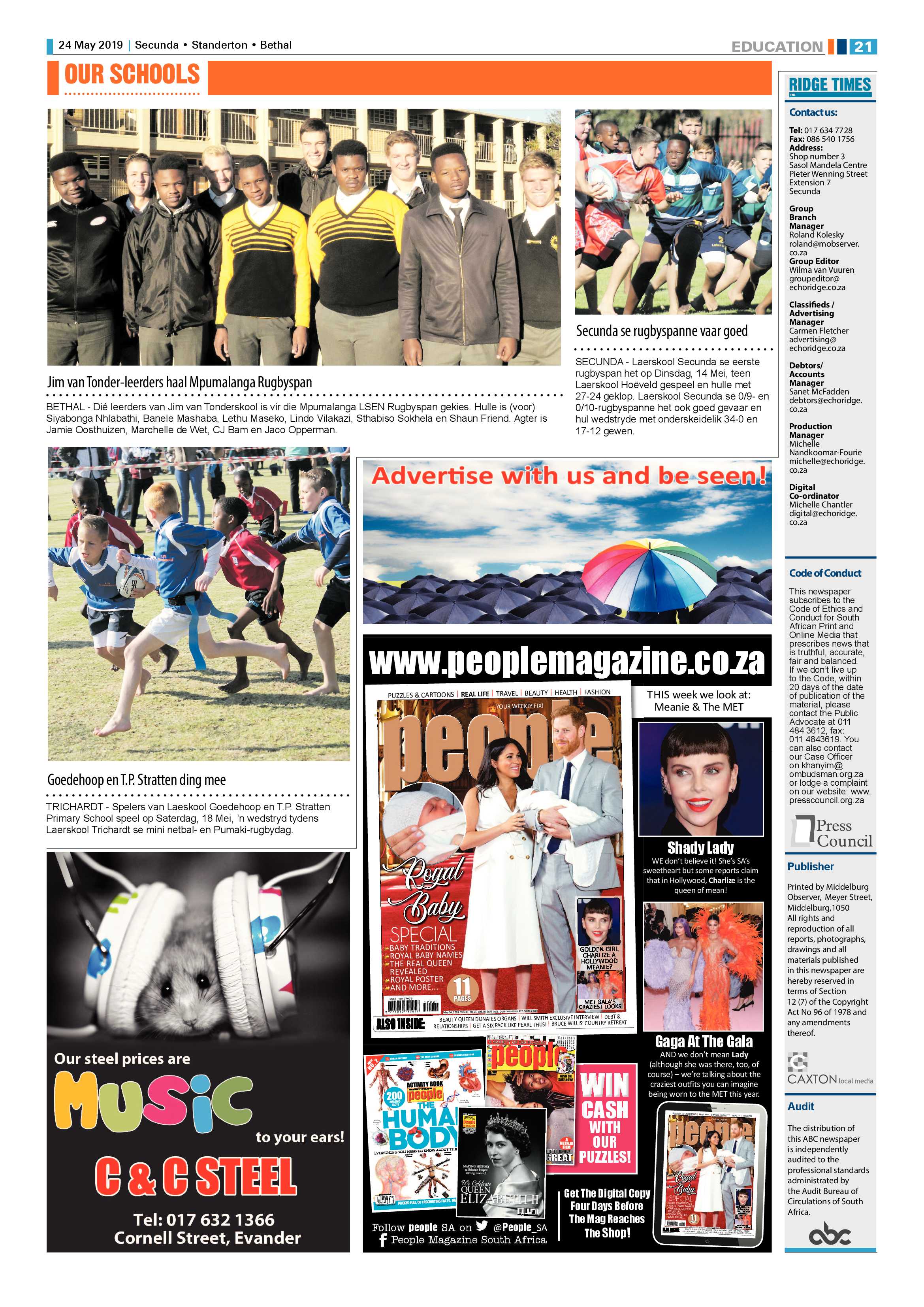Standerton Advertiser 24 May 2019 page 27