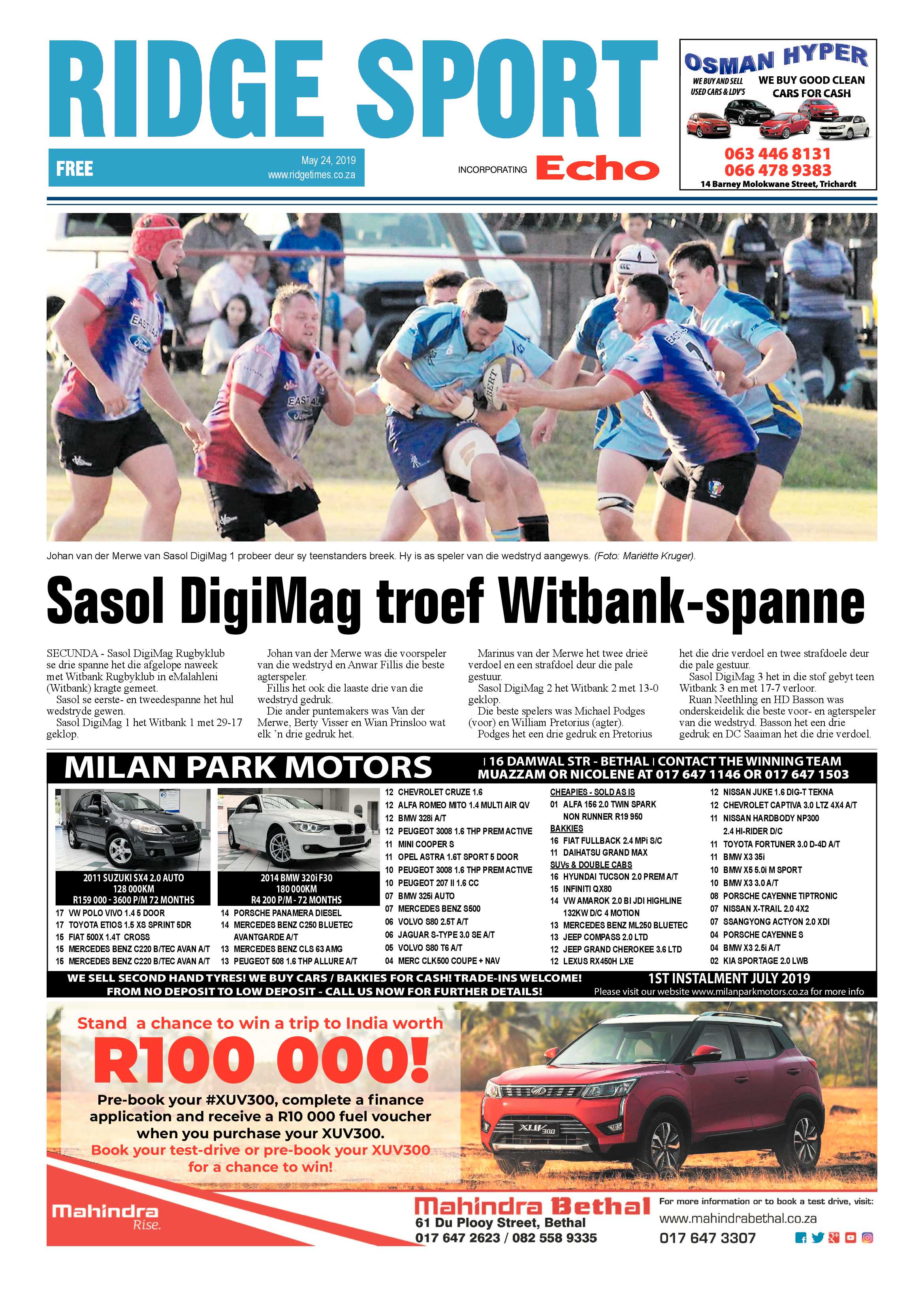 Standerton Advertiser 24 May 2019 page 30