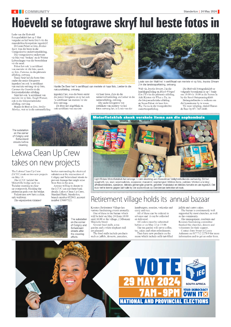 Standerton Advertiser 24 May 2024 page 4