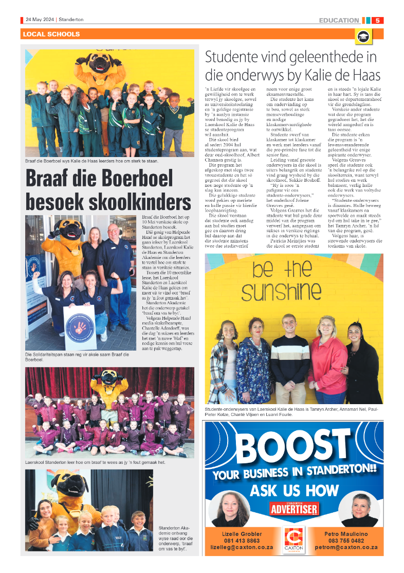 Standerton Advertiser 24 May 2024 page 5