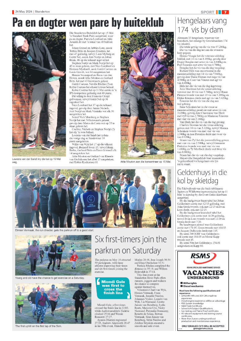Standerton Advertiser 24 May 2024 page 7