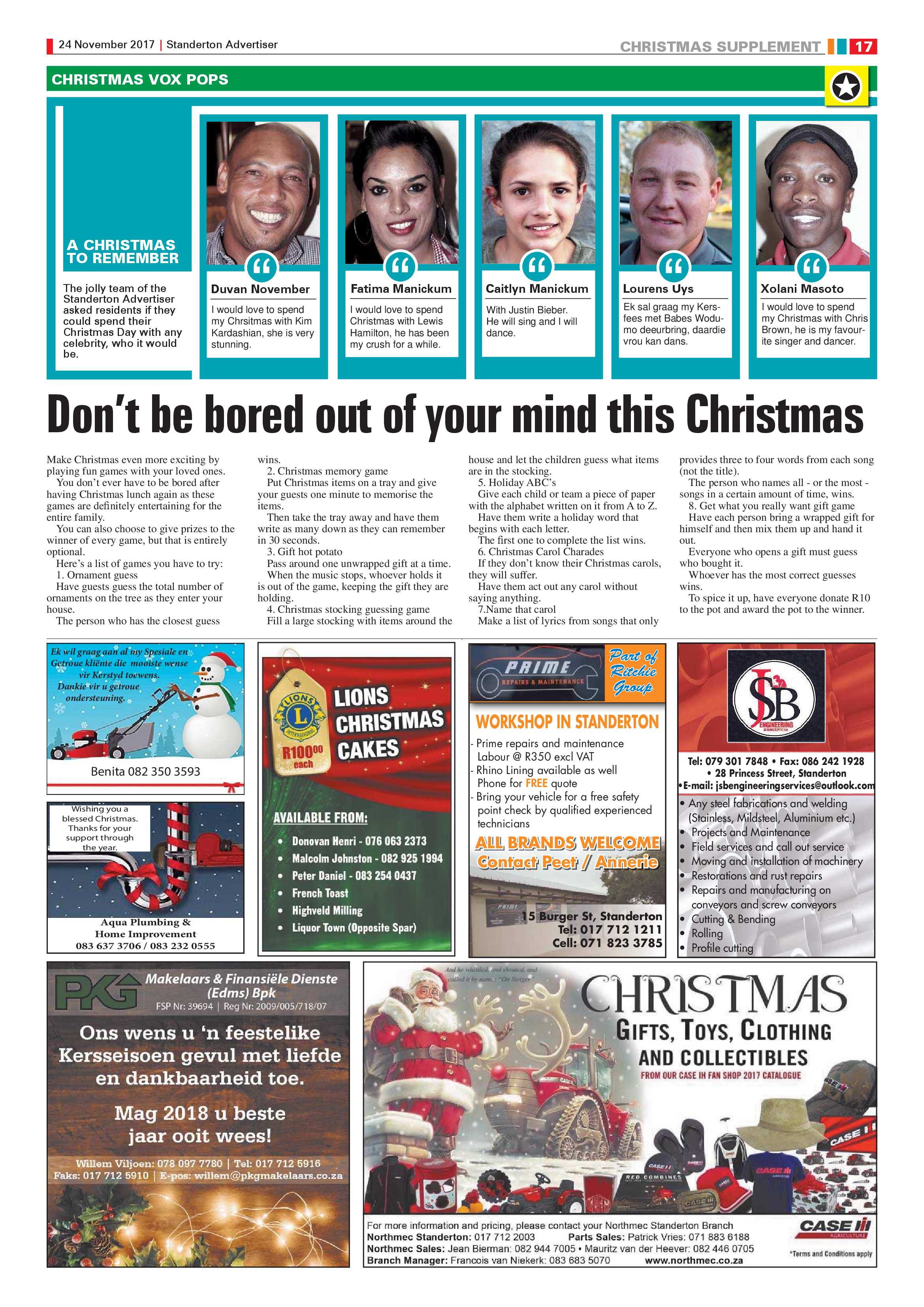 Standerton Advertiser 24 November 2017 page 17