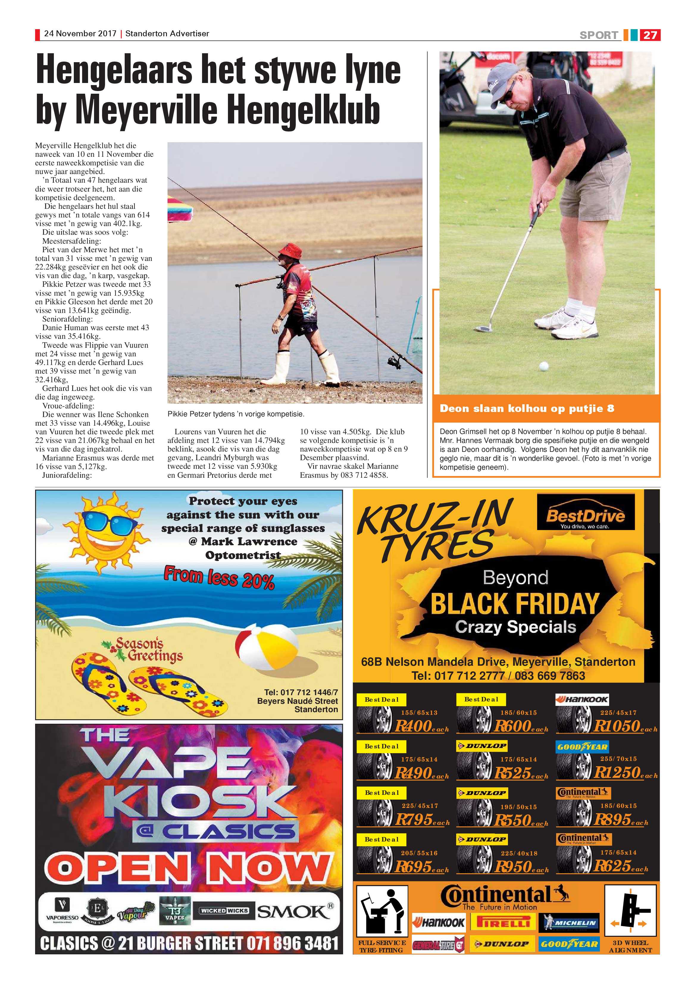 Standerton Advertiser 24 November 2017 page 27