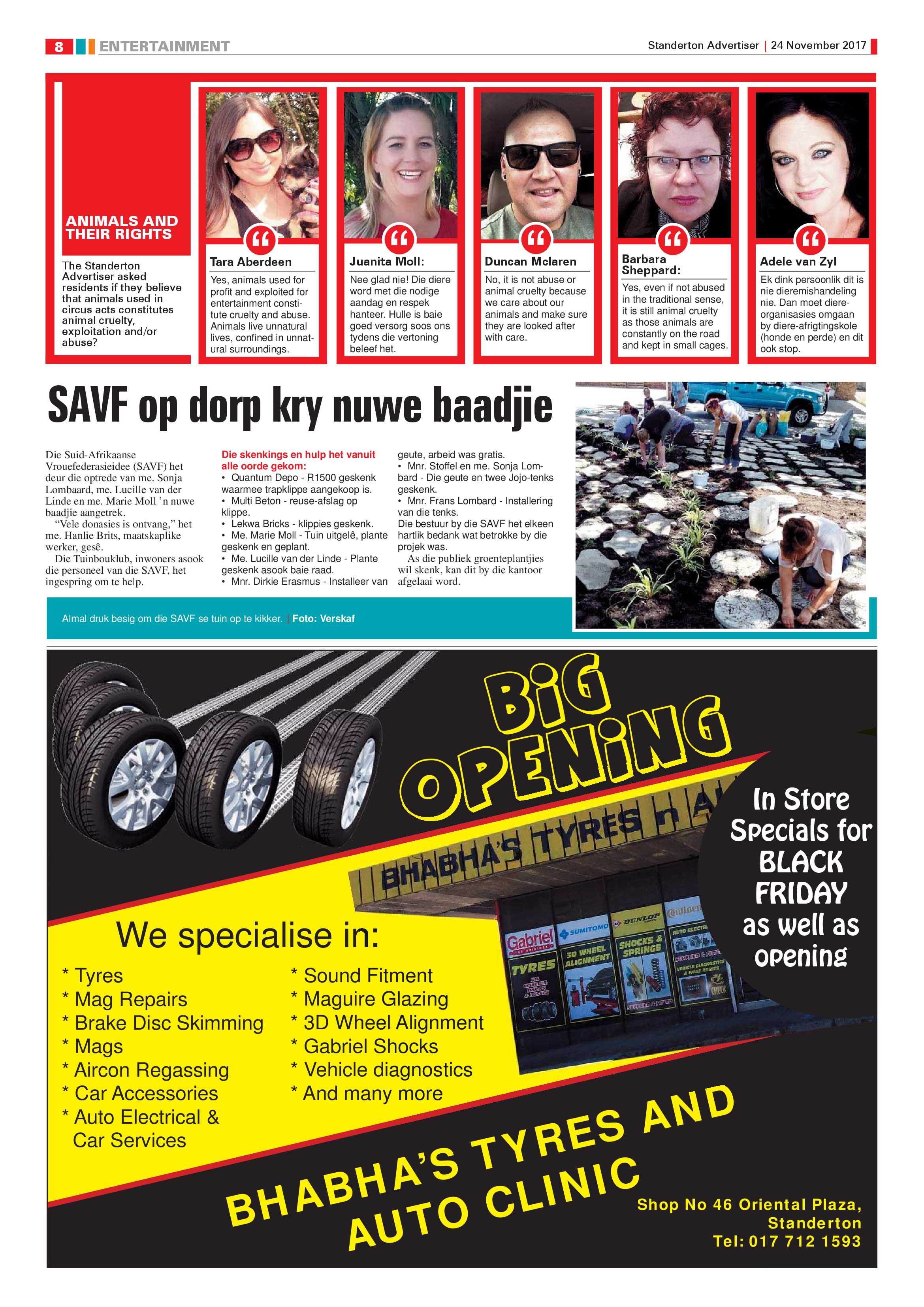 Standerton Advertiser 24 November 2017 page 8