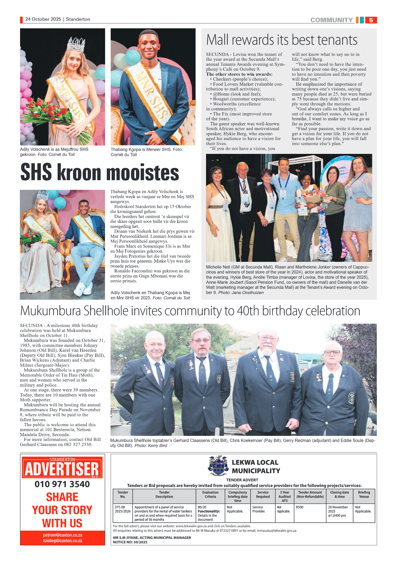 Standerton Advertiser 24 October 2025 page 5