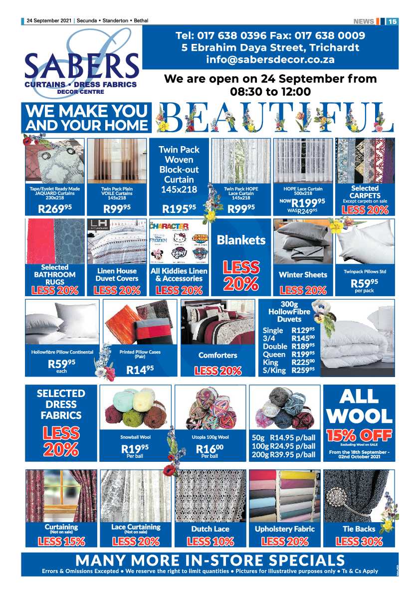 Standerton Advertiser 24 September 2021 page 14