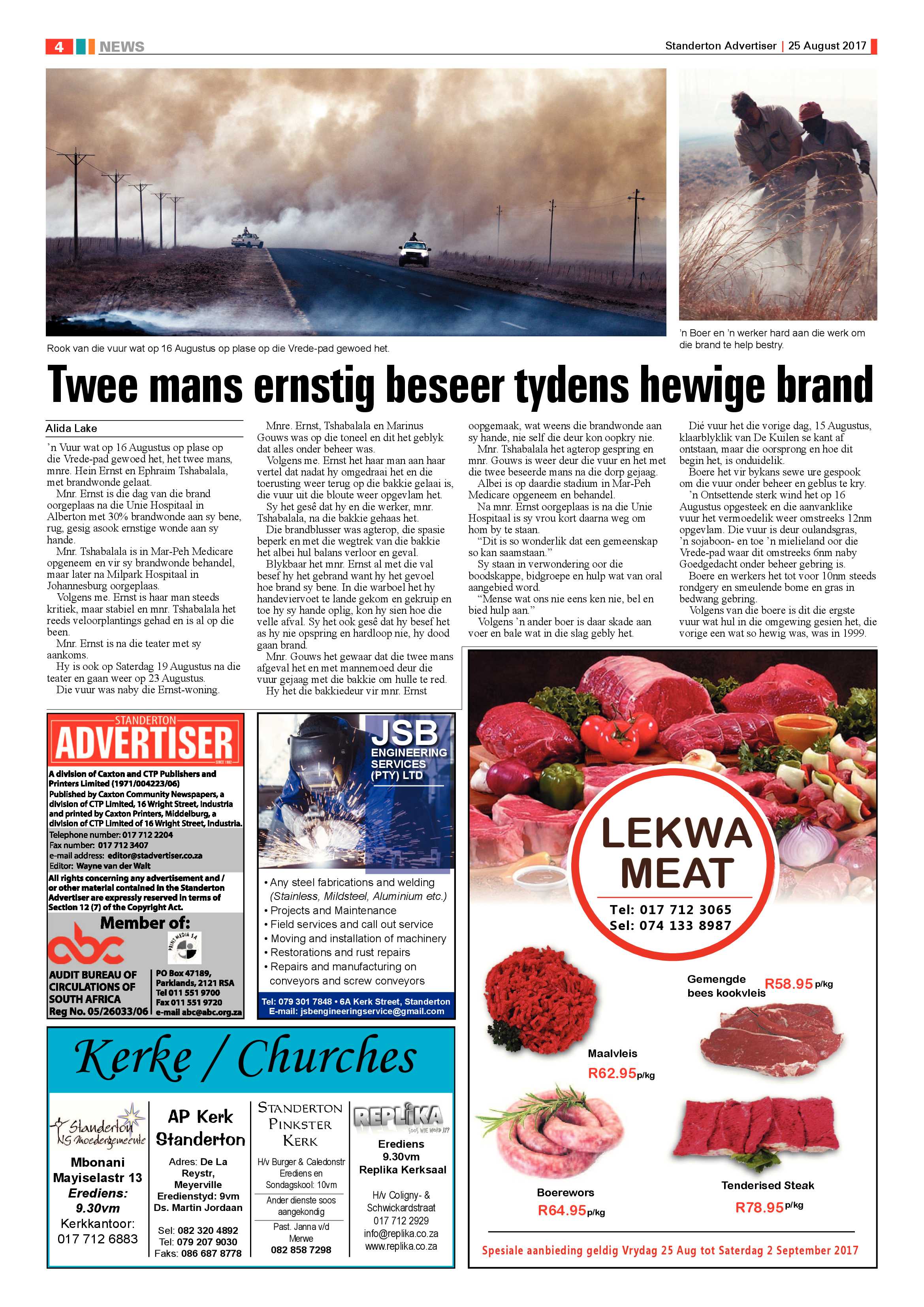 Standerton Advertiser, 25 August 2017 page 4