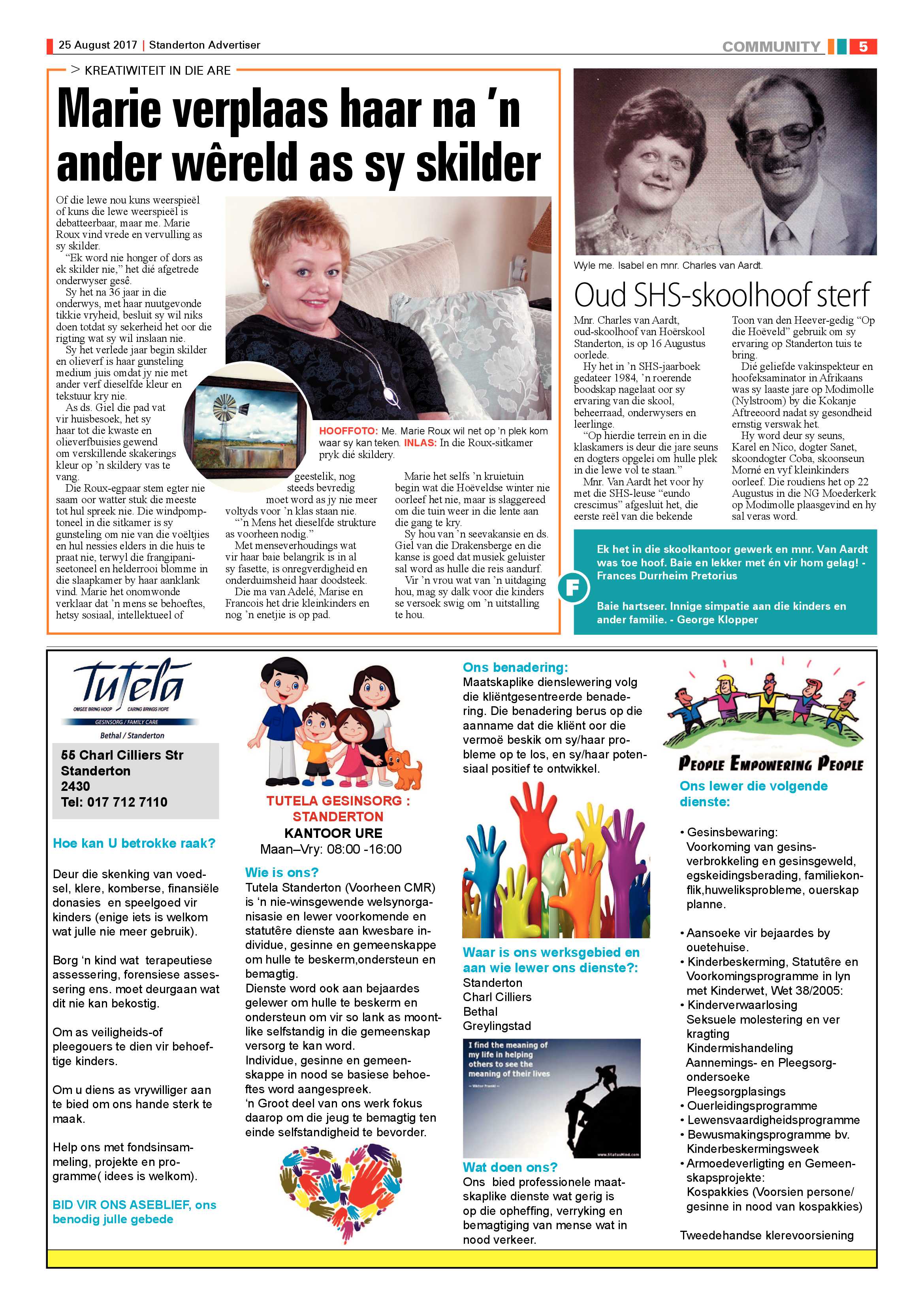 Standerton Advertiser, 25 August 2017 page 5