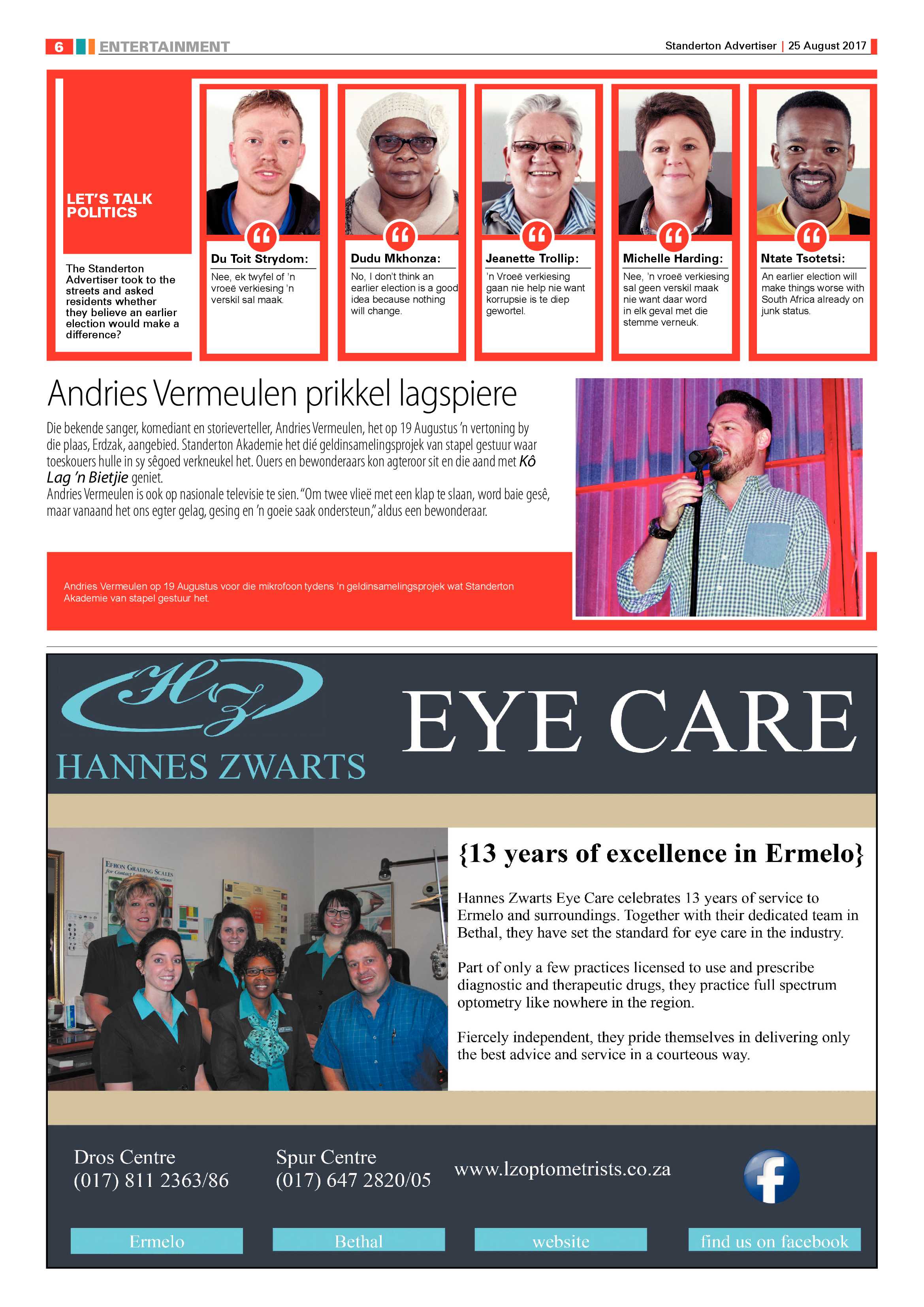 Standerton Advertiser, 25 August 2017 page 6