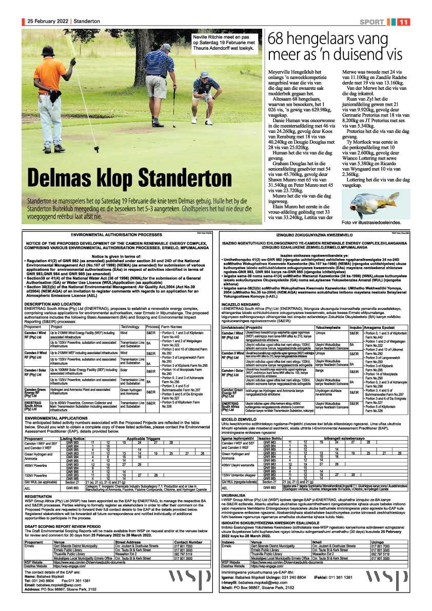 Standerton Advertiser 25 February 2022 page 11