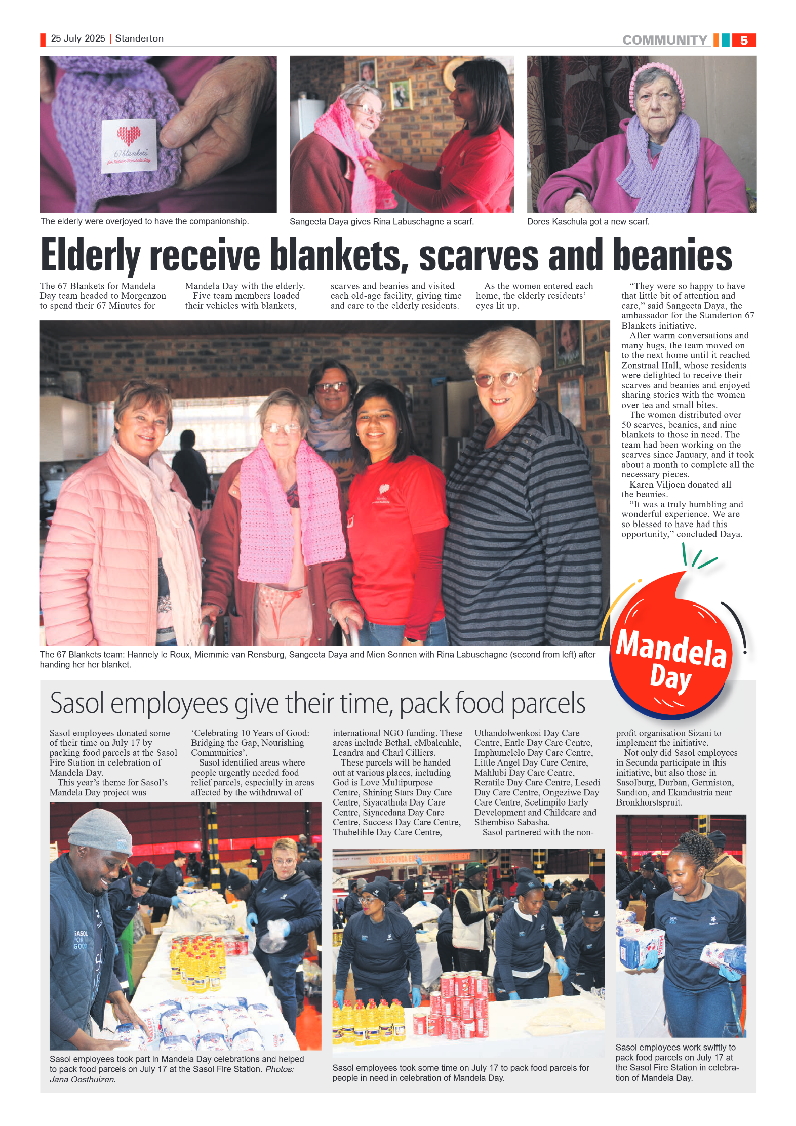 Standerton Advertiser 25 July 2025 page 5
