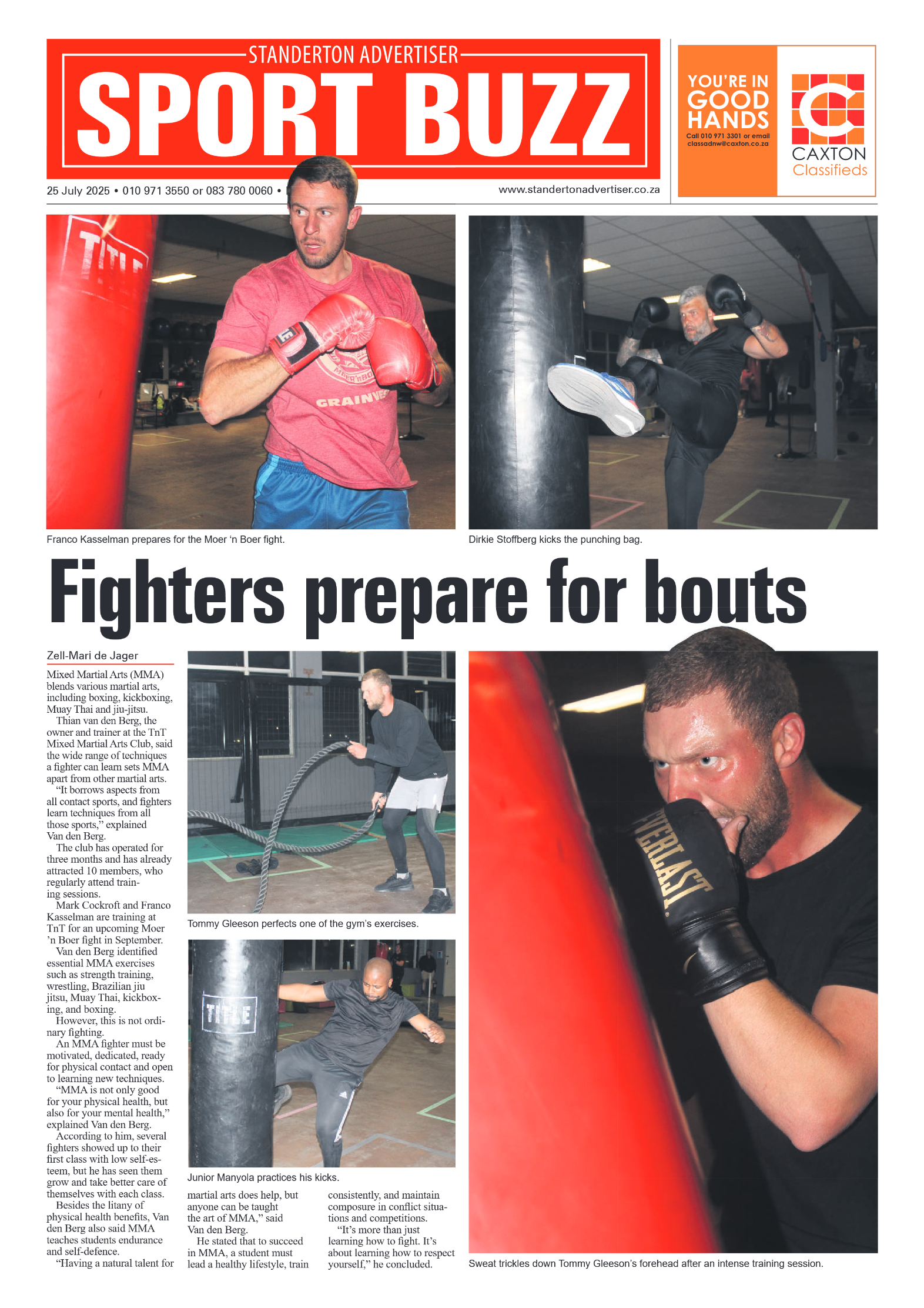 Standerton Advertiser 25 July 2025 page 8