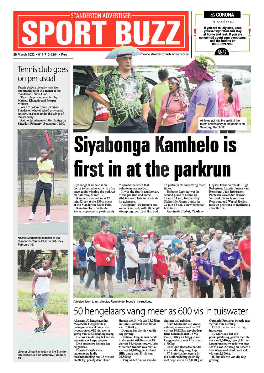 Standerton Advertiser 25 March 2022 page 12