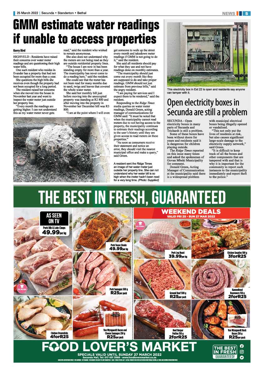 Standerton Advertiser 25 March 2022 page 5