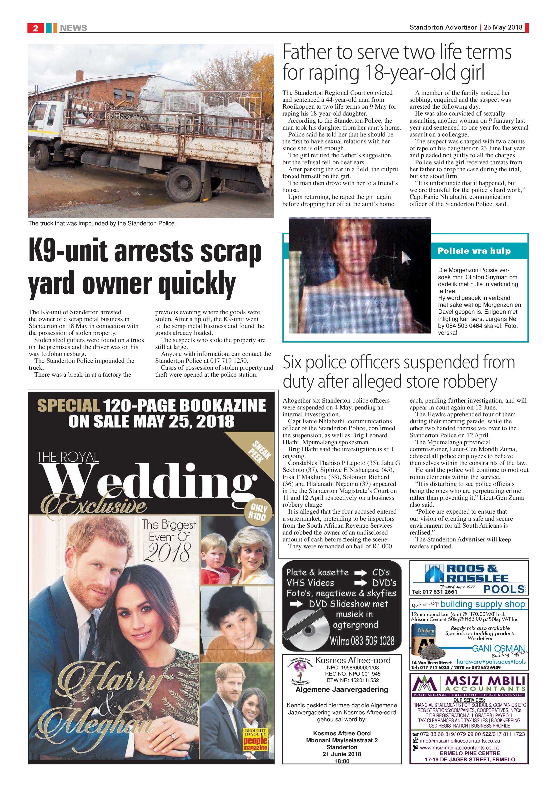 Standerton Advertiser 25 May 2018 page 2