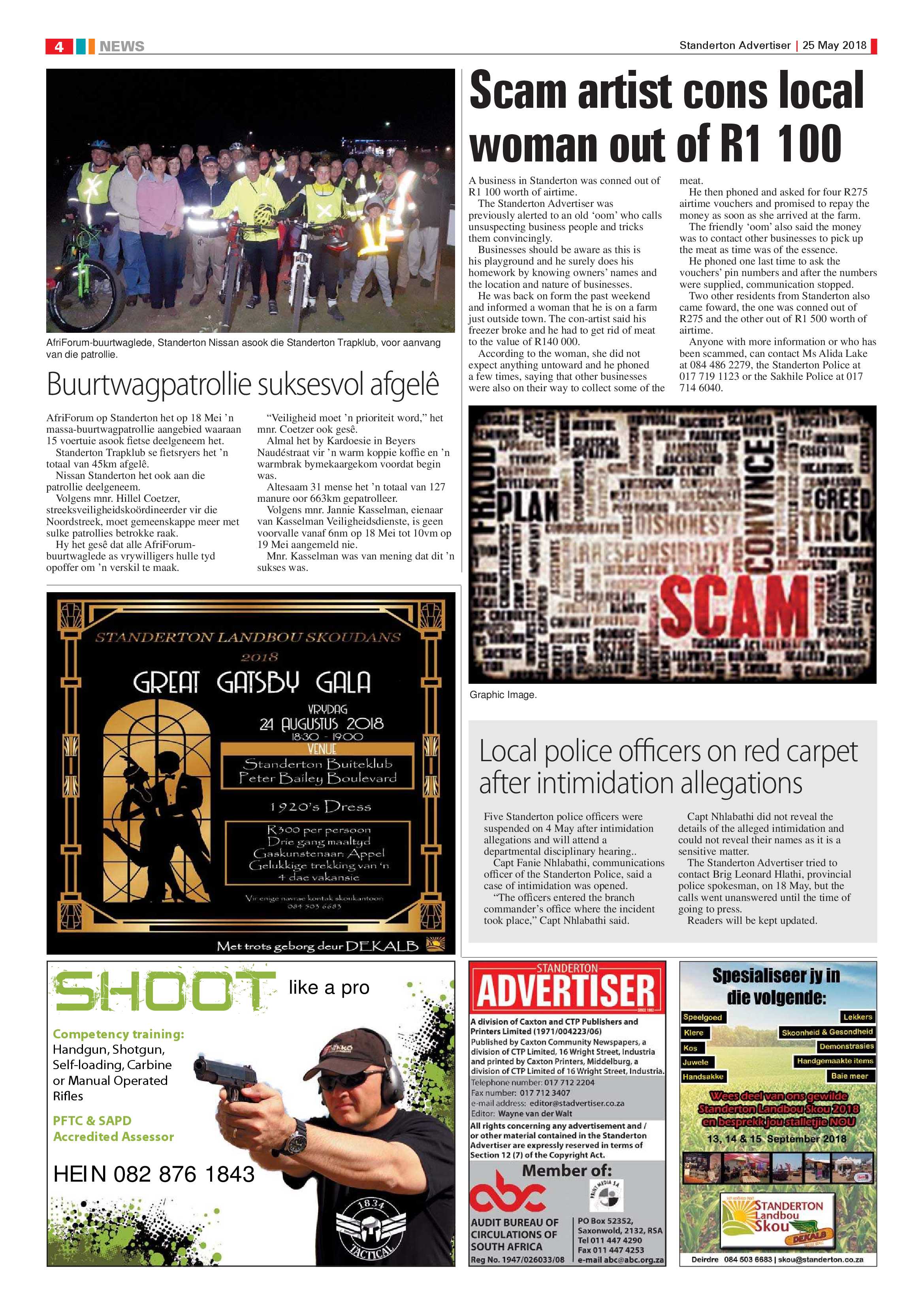Standerton Advertiser 25 May 2018 page 4