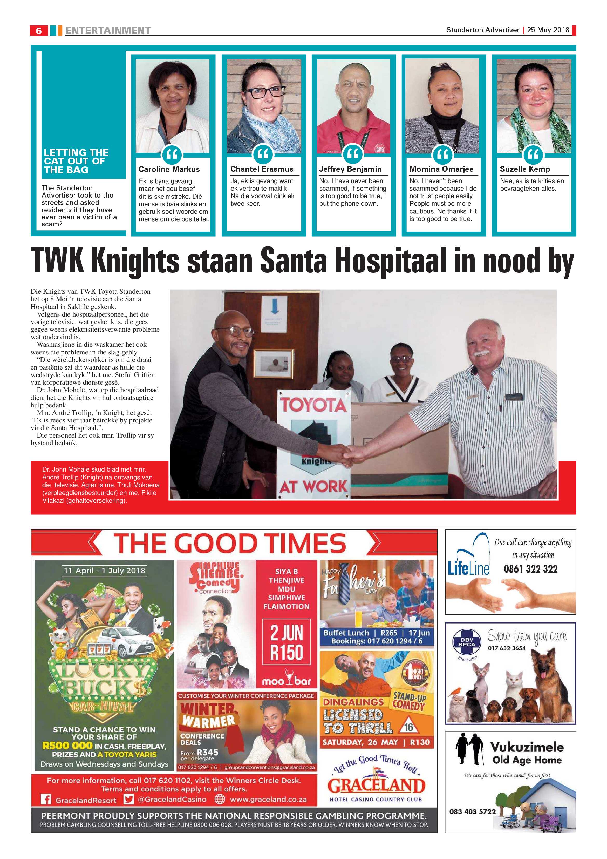 Standerton Advertiser 25 May 2018 page 6