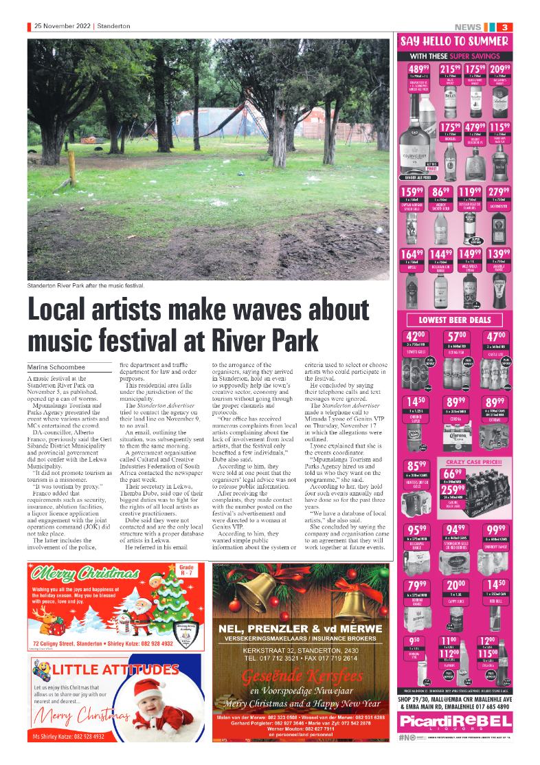 Standerton Advertiser 25 Nov 2022 page 3