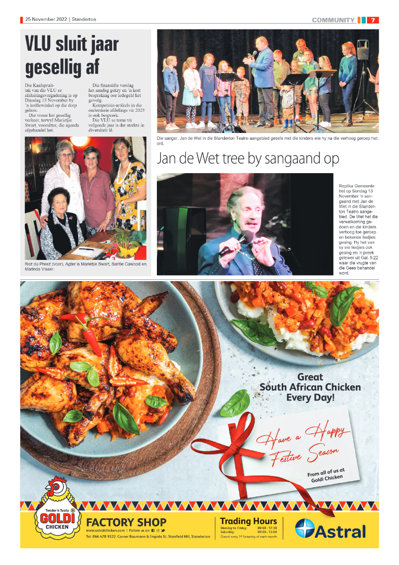 Standerton Advertiser 25 Nov 2022 page 7