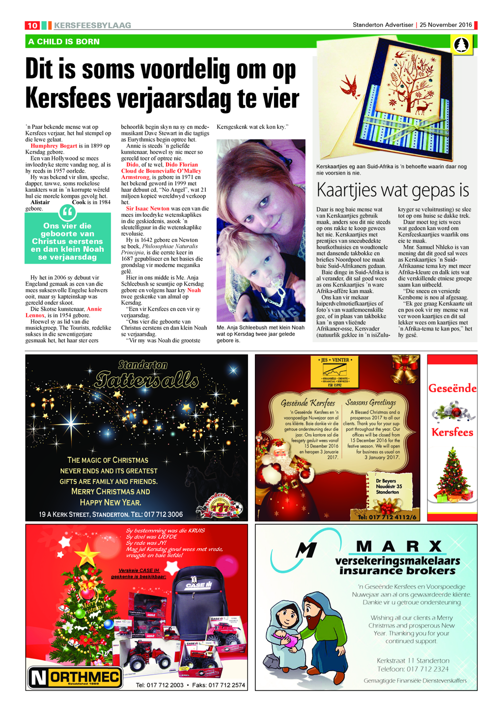 Standerton Advertiser 25 November 2016 page 10