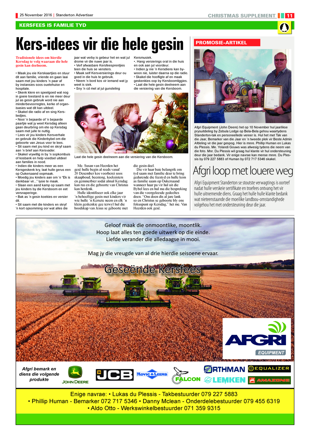 Standerton Advertiser 25 November 2016 page 11